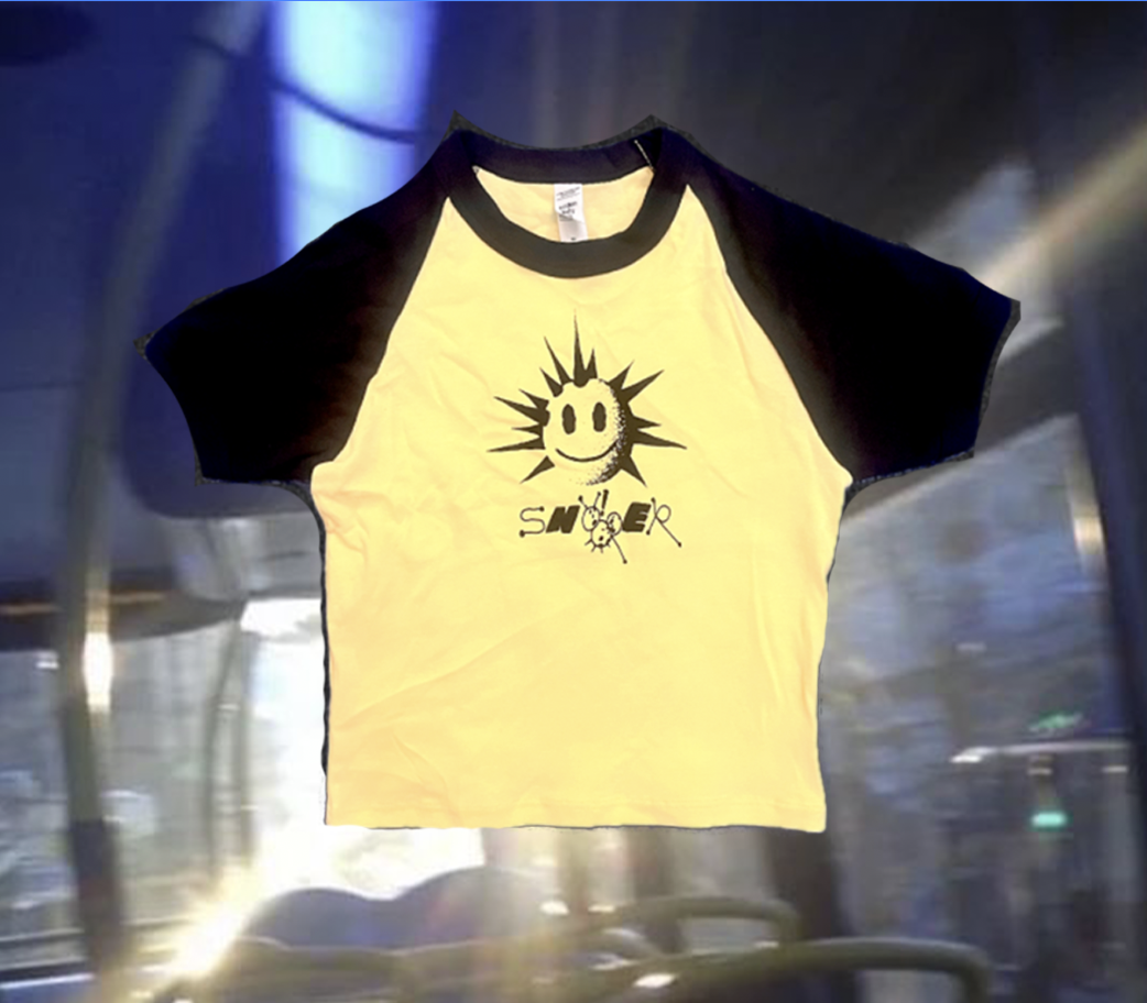 Spikey baby tee