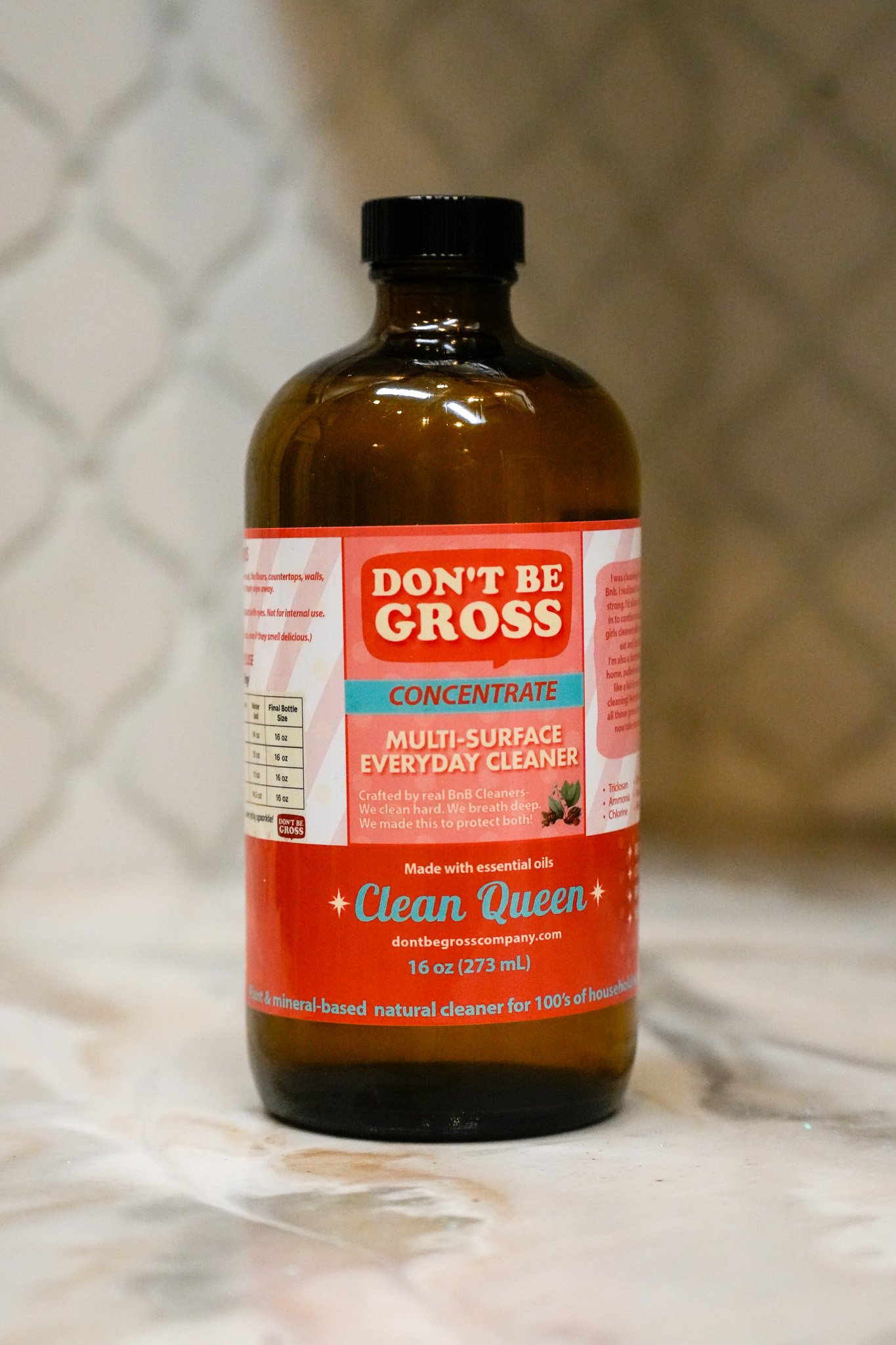 Clean Queen  - CONCENTRATE (16 oz Glass Bottle)