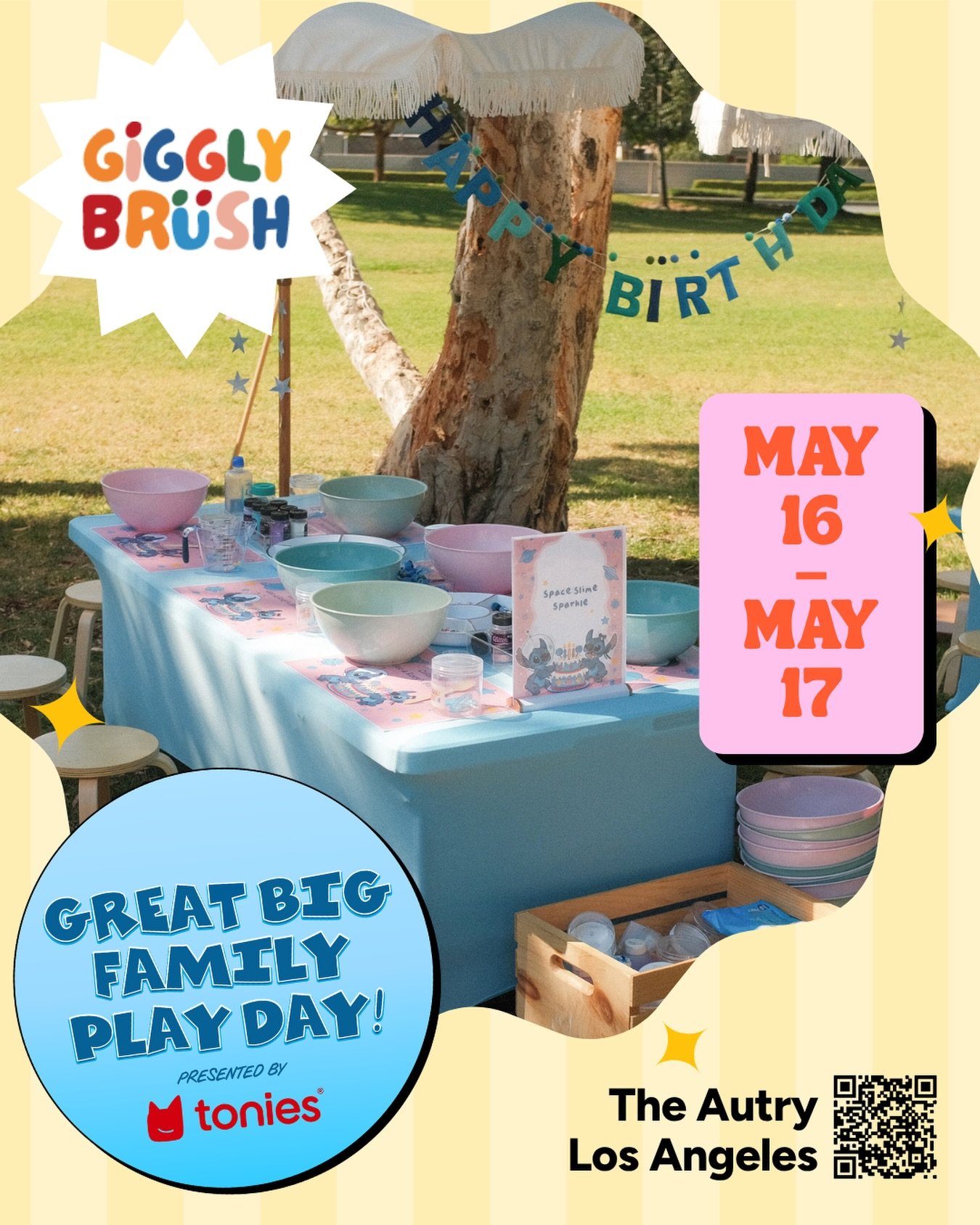 We&rsquo;re so excited to be back at @socalmoms @greatbigfamilyplayday ! 🤍✨
We&rsquo;re bringing tons of fun activities for everyone to enjoy&mdash;plus a giveaway is on the way 👀🎉 Stay tuned!