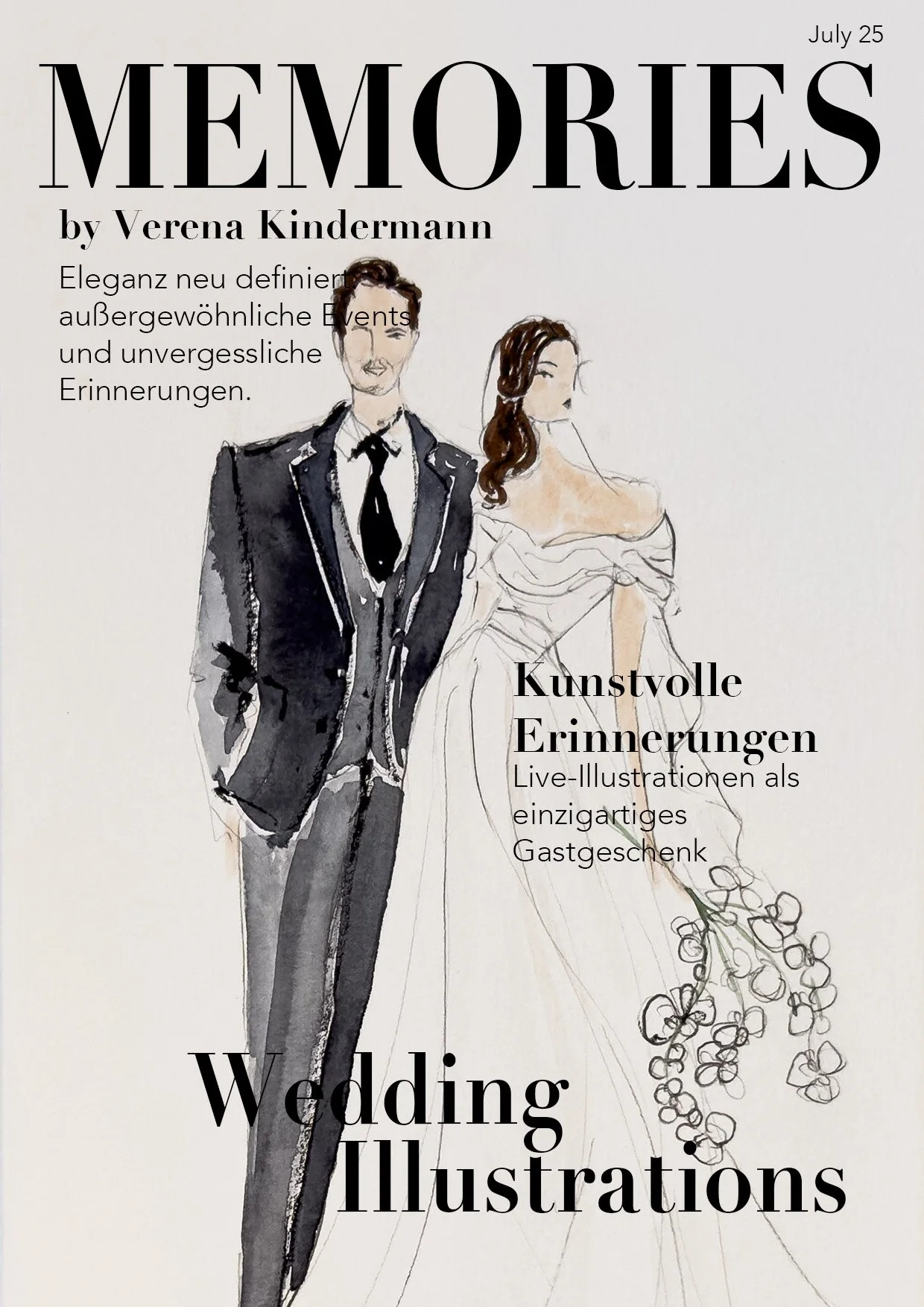 Illustrationen bei Hochzeiten - Kunstvolle Erinnerungen für Ihre Gäste