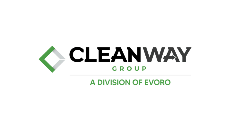 Logo of Evirostar Group and Way, a division of Evirostar, with green and black text and a geometric green and gray symbol to the left.