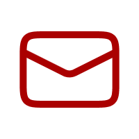 Red email envelope icon