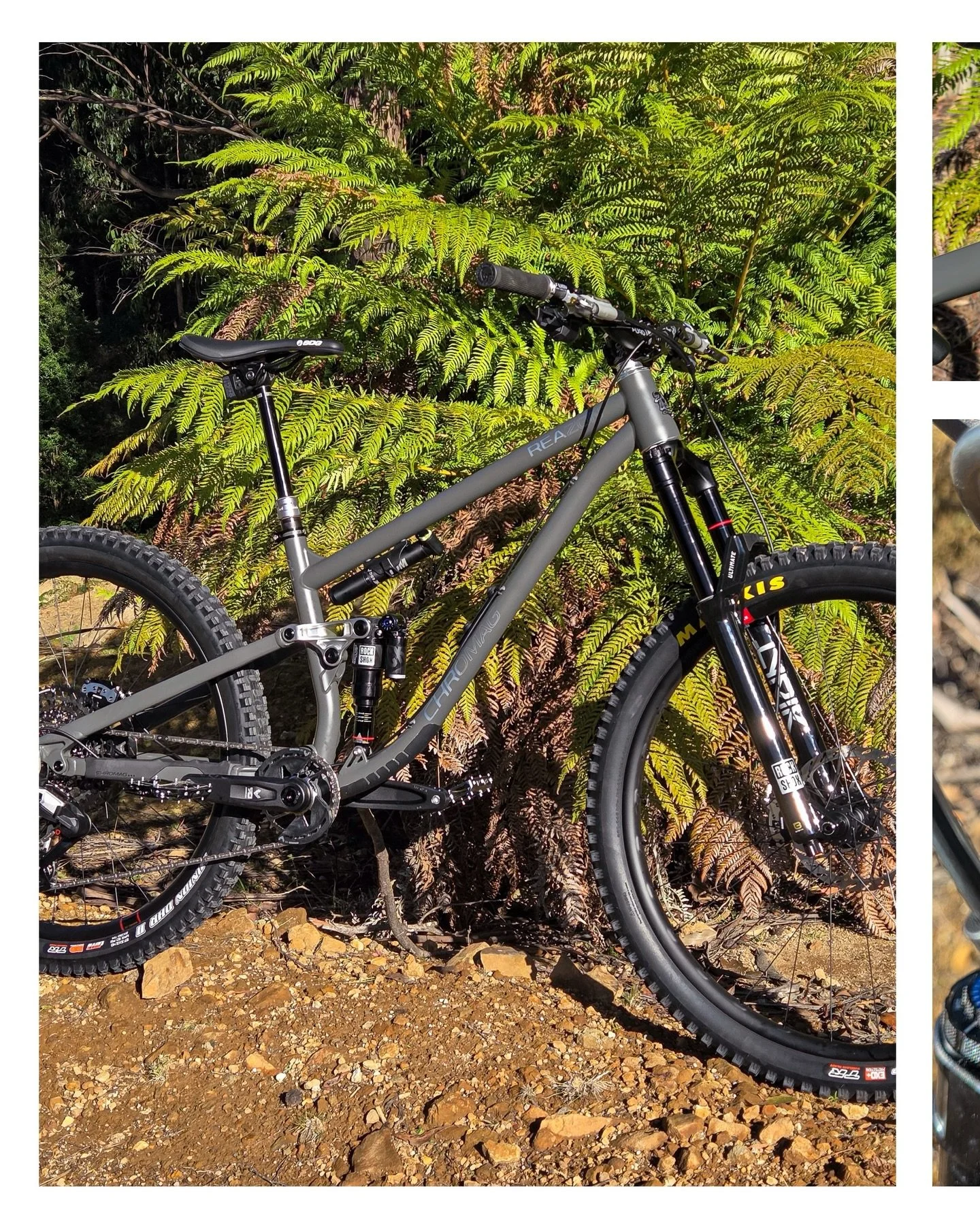 Meet the Chromag Reazon.

Designed and manufactured in Canada, the Reazon is built for tight, technical laps. A steel front triangle paired with a lively 135mm / 160mm (29&rdquo;) or 141mm / 160mm (mullet) platform delivers a ride that&rsquo;s playfu