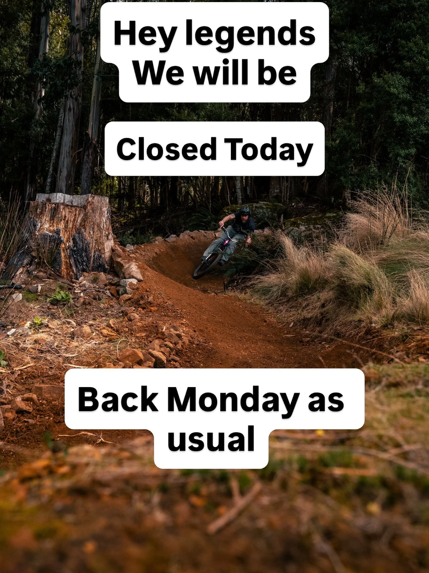 Closed for Anzac Day today! See you Monday 🤘