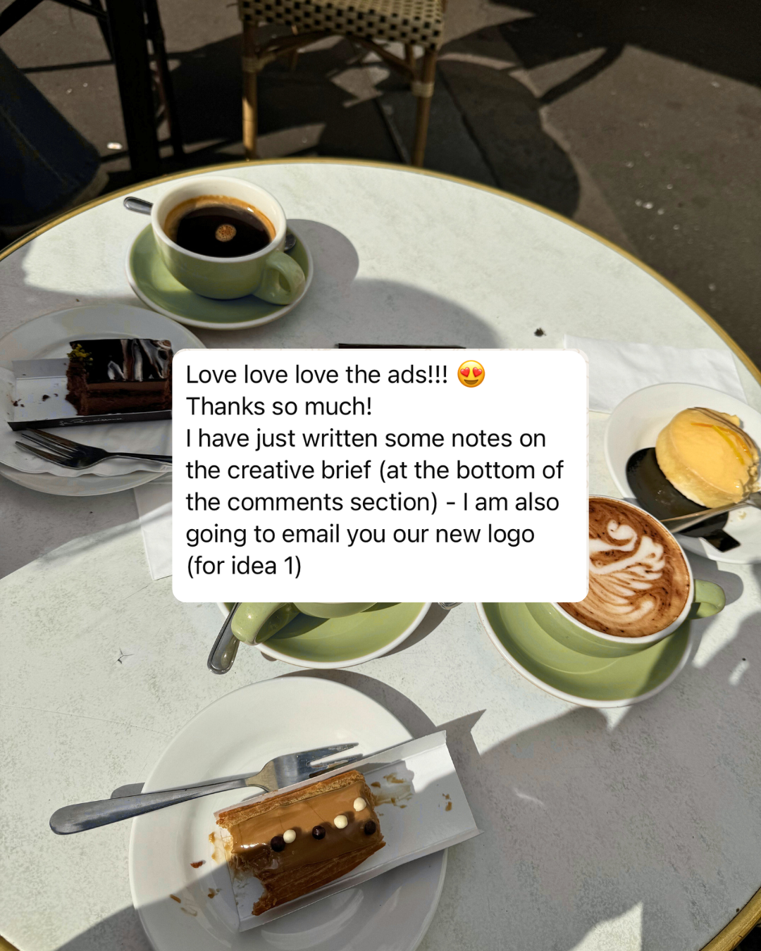 5-star client review praising Mandy’s social media management for boosting engagement on Instagram.