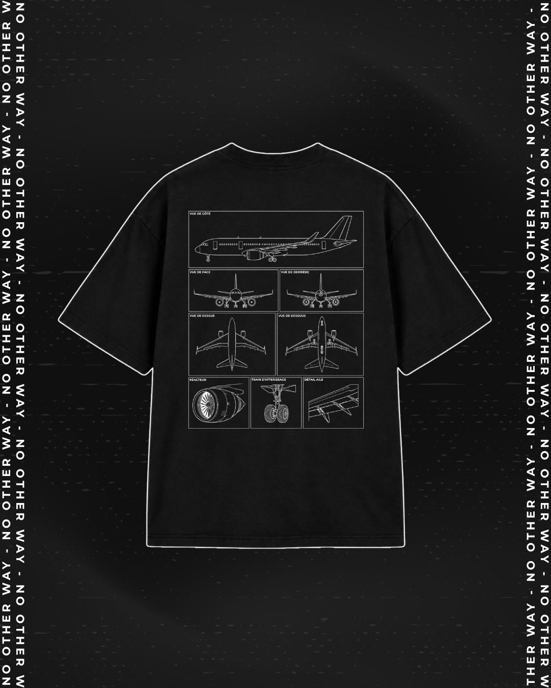 Tshirt Noir NØW - BLUEPRINT Dos.png