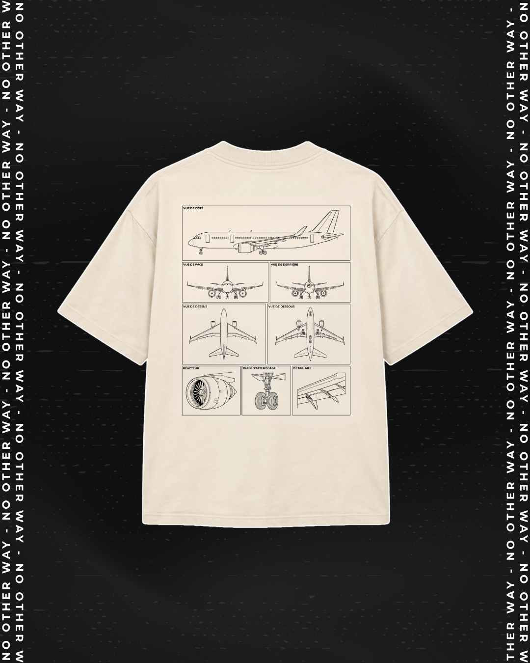 Tshirt Beige NØW - BLUEPRINT Dos.png