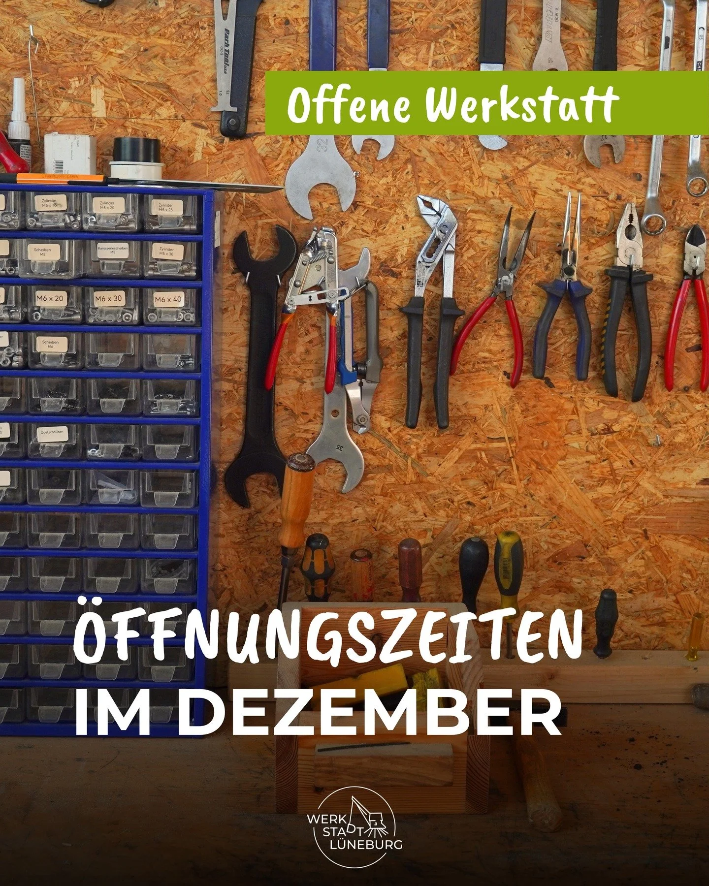 Nach intensiven Monaten und einer wundersch&ouml;nen WinterWerkStadt verabschiedet sich das Team der offenen Werkstatt ab dem 17.12. in die wohl verdiente Winterpause.

Die letzten Termine der offenen Werkstatt im Dezember 2025 sind:
- 10.12. (Mittwo