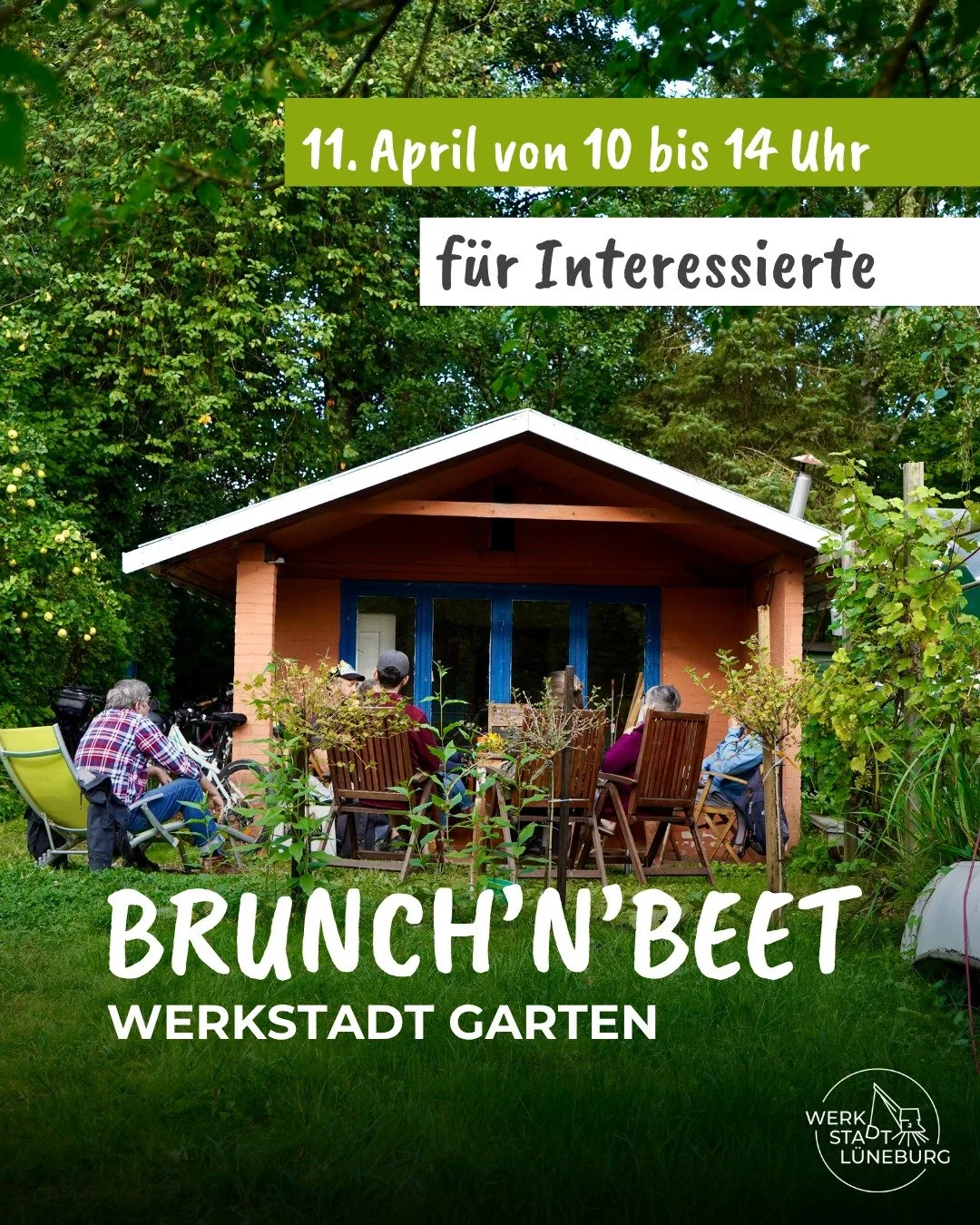Brunch'N'Beet im WerkStadt Garten am 11. April (Samstag) von 10 bis 14 Uhr 🌱

Du hast keinen eigenen Garten, h&auml;ttest aber Lust drauf? 
Bist du neu in L&uuml;neburg und suchst nach netten Leuten? 
Du stehst schon lange auf der Liste f&uuml;r ein