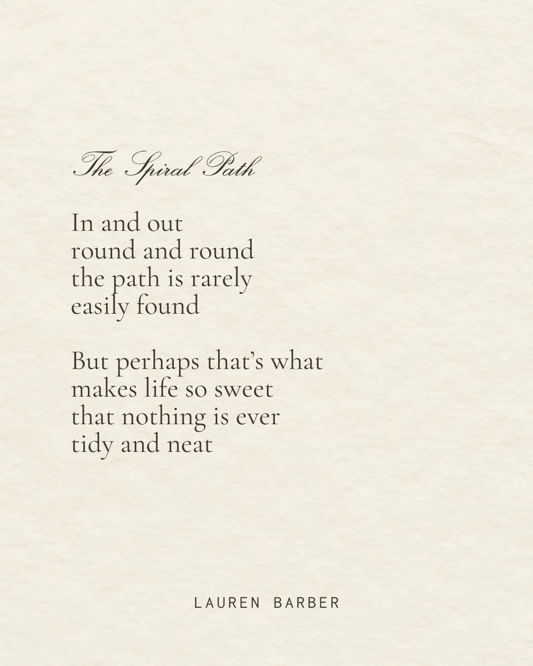 Poetry and Yoga Nidra. 

From my heart to yours. 

Take what you need whether it is a few words or the entire 35 minute practice. 

Inspired by the ever spiralling nature of being human. 🌀