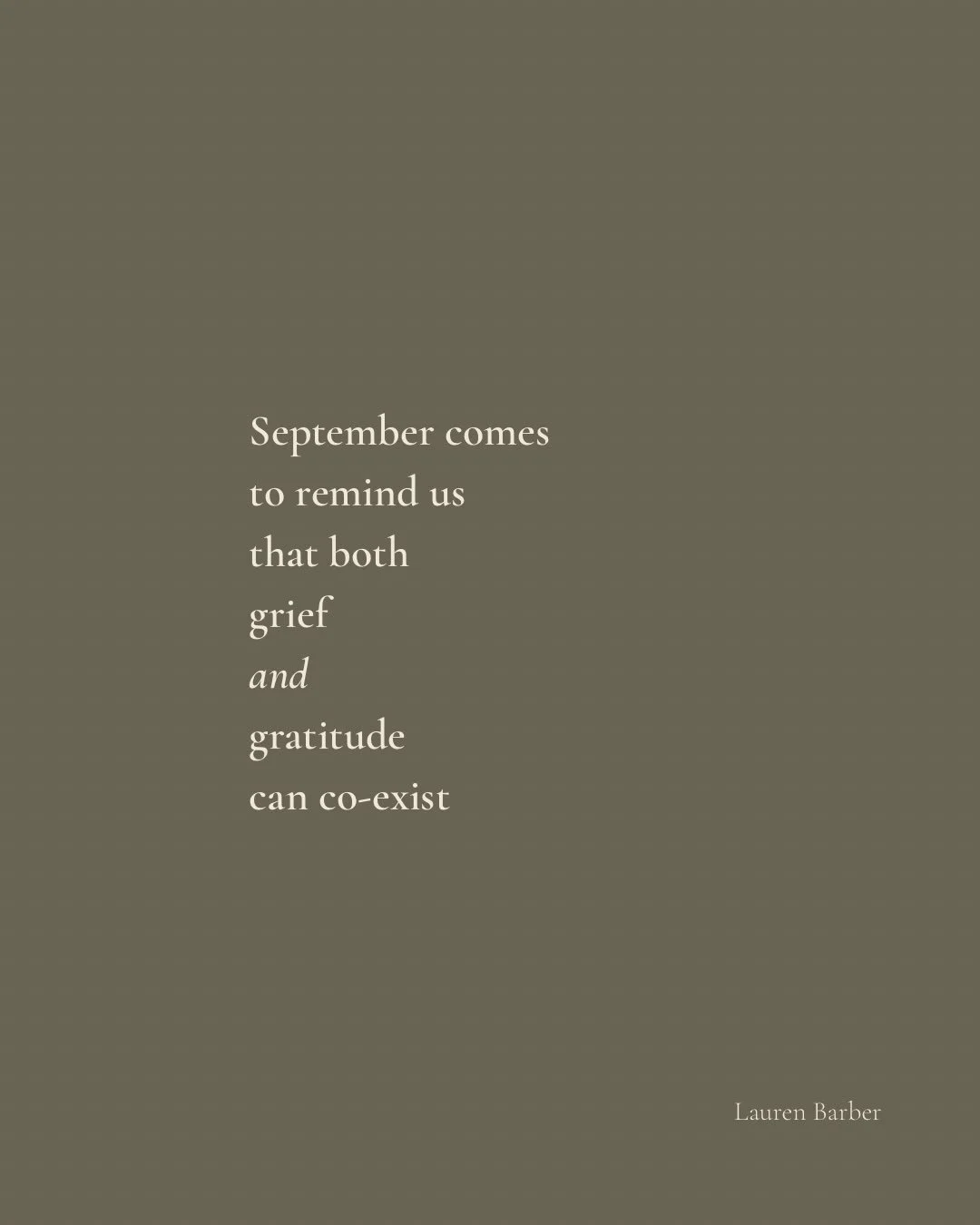 September comes to remind us&hellip; 💚