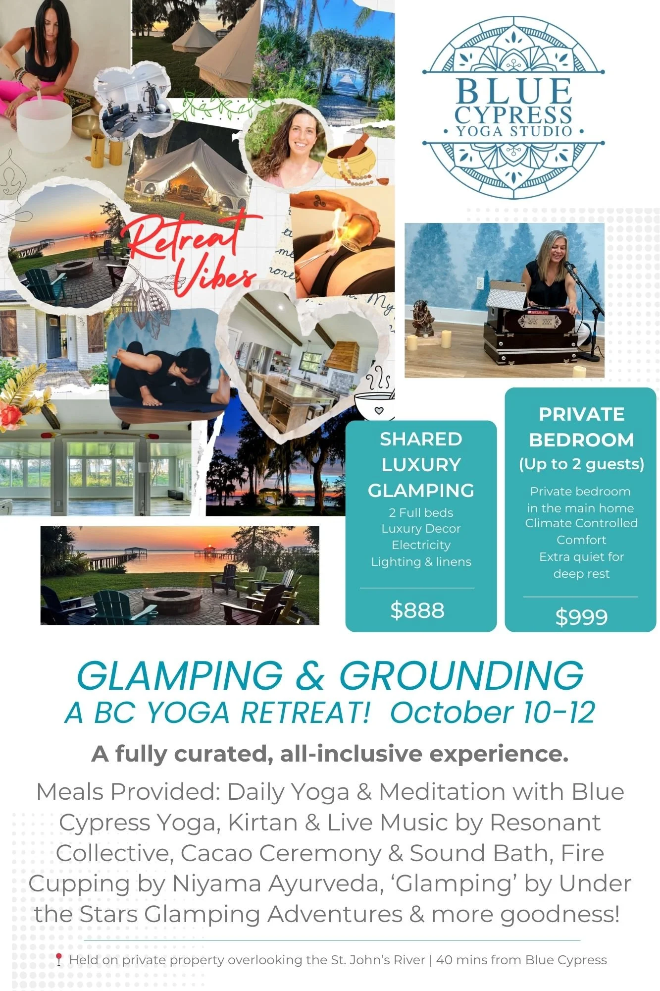 Glamping And Grounding Yoga Retreat