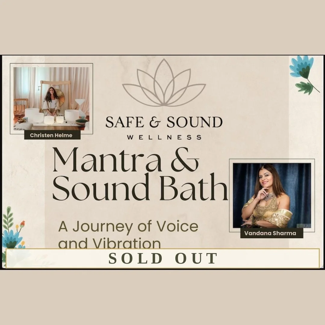 SOLD OUT. 🤍✨

Wednesday August 19th - Mantra &amp; Sound Bath with @safeandsoundwellness is officially full - every seat filled, everyone ready to be held for a deep reset.

Thank you, thank you, thank you. To everyone who said yes to this evening b