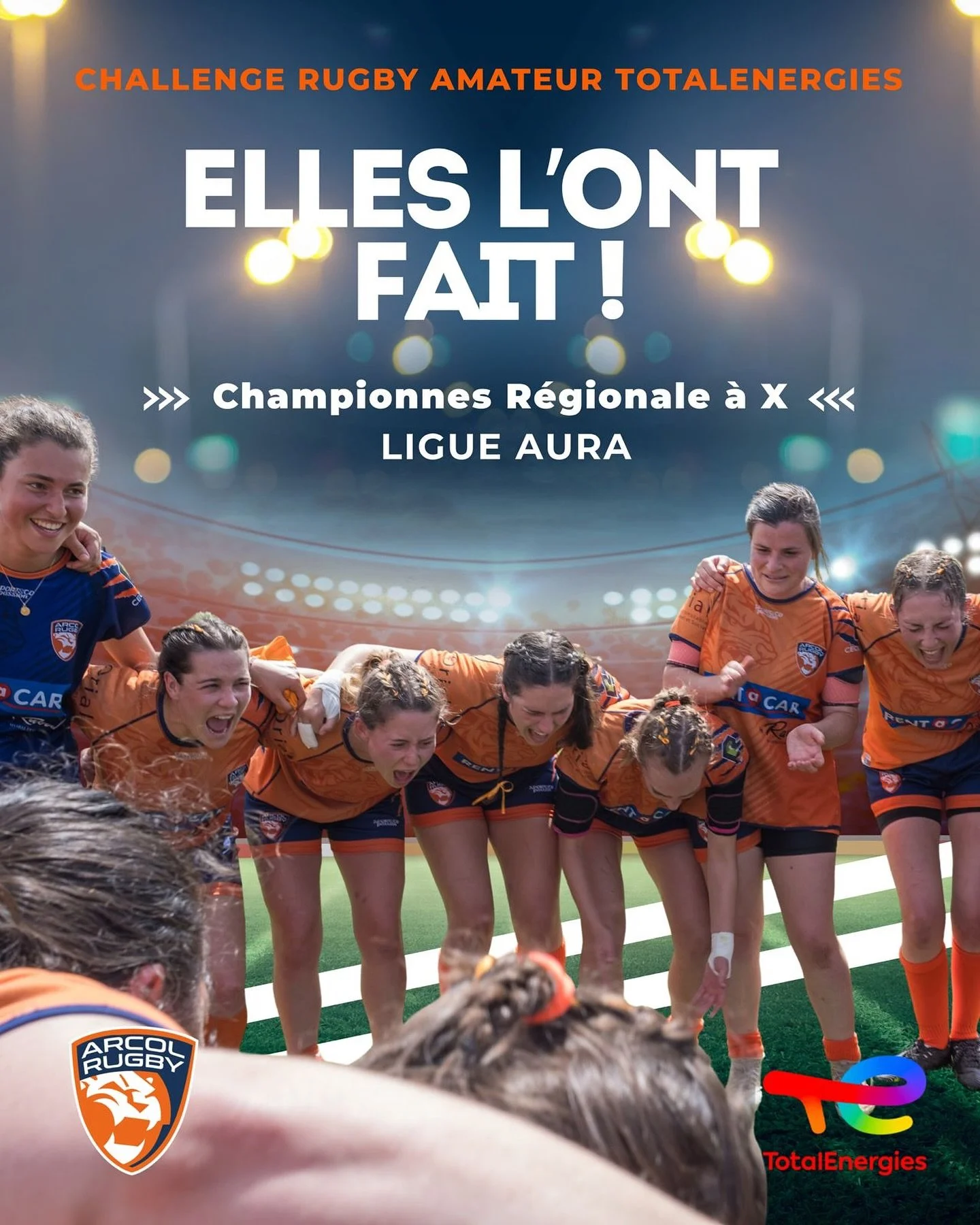 🔥 Elles l&rsquo;ont fait ! 🔥
Nos Lionnes ont remport&eacute; le Challenge Rugby Amateur TotalEnergies 🏆 et vont &ecirc;tre mises &agrave; l&rsquo;honneur !

📅 Jeudi 02 octobre
📍 &Agrave; &Eacute;cully 🏟️ Stade des Gantries
⏰ Avant l&rsquo;entra