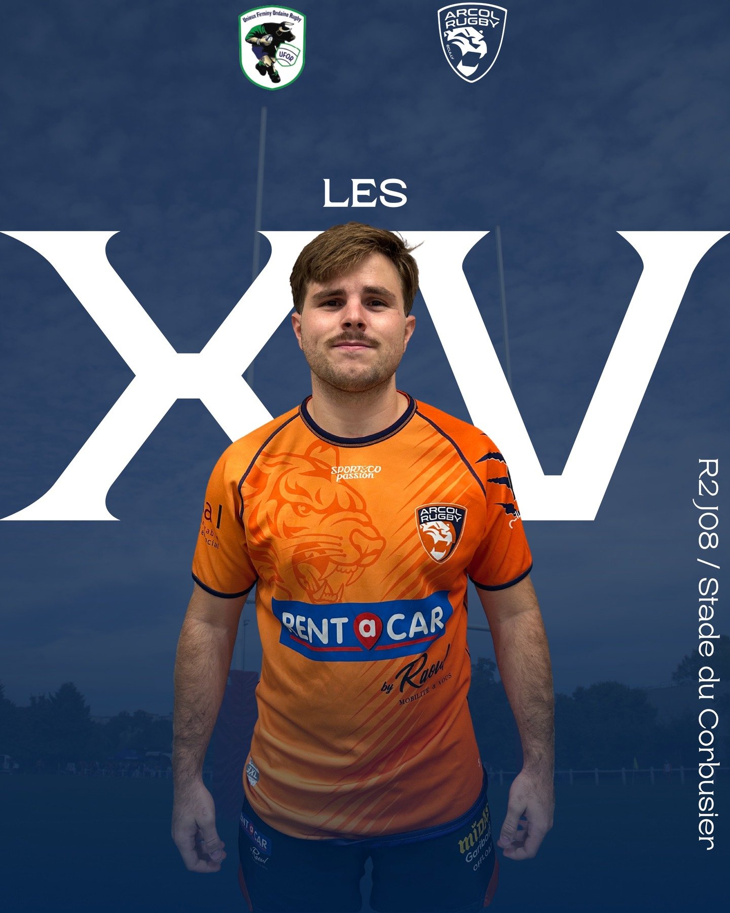 🔵🟠𝐋𝐞𝐬 𝐂𝐨𝐦𝐩𝐨𝐬

Voici les compositions de nos &eacute;quipes pour ce 𝟖 &egrave;me match de championnat !🏉

📆Dimanche 𝟑𝟎 𝐍𝐨𝐯𝐞𝐦𝐛𝐫𝐞
📍Stade du Corbusier
⏰ ❌ R&eacute;serve - 15h Premi&egrave;re

On vous attend nombreux pour encoura