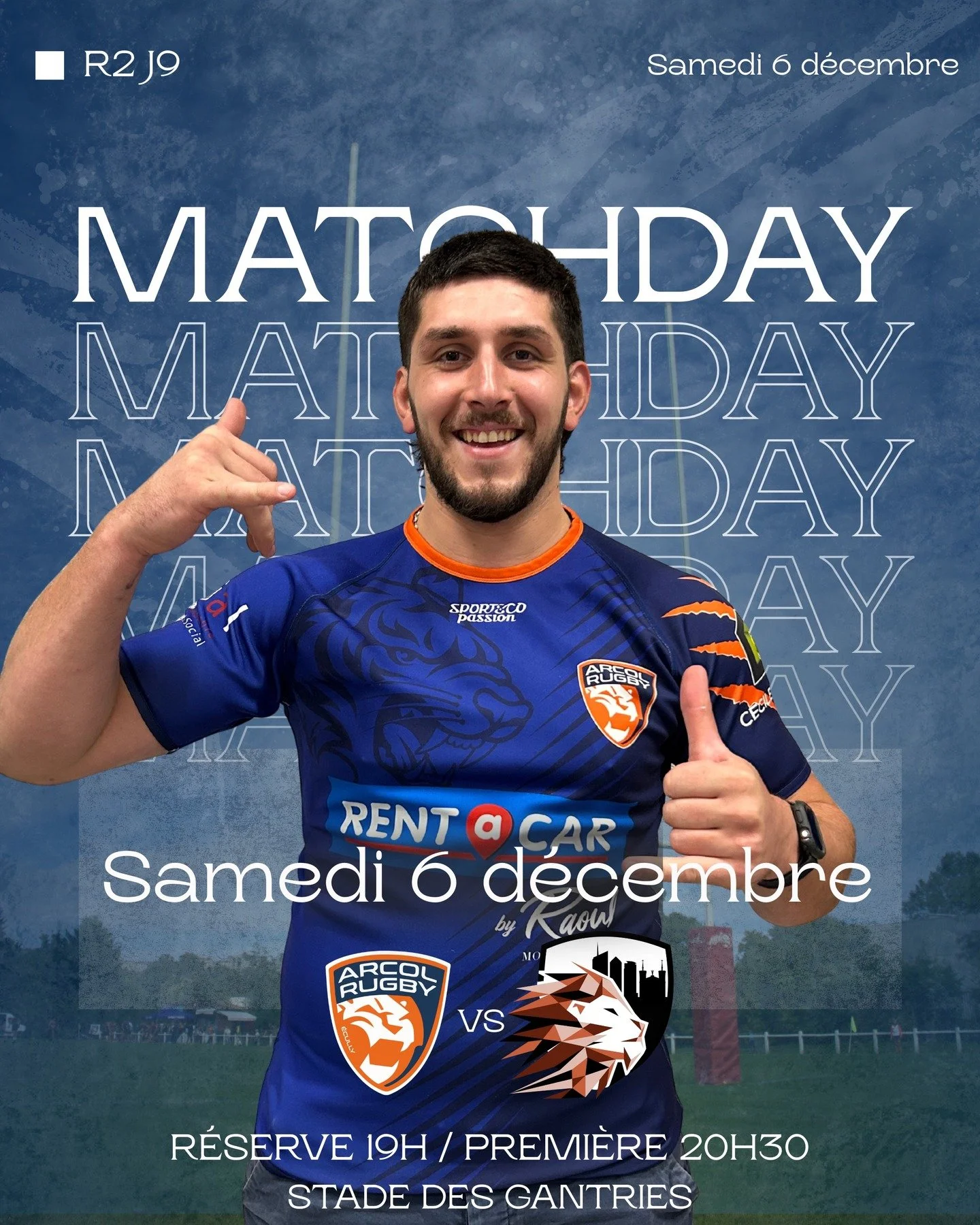 🔵🟠Next match🏉

🚨Pour cette 9 &egrave;me journ&eacute;e de championnat l'Arcol re&ccedil;oit le COL Samedi 6 D&eacute;cembre !

📅 Samedi 6 d&eacute;cembre
⏰R&eacute;serve 19h / Premi&egrave;re 20h30
🏟️ Stade des Gantries

➡️ Rappel vente d&rsquo