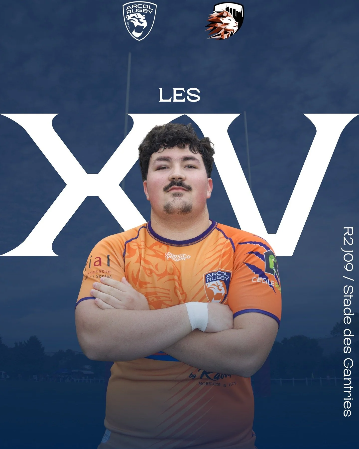 🔵🟠𝐋𝐞𝐬 𝐂𝐨𝐦𝐩𝐨𝐬

Voici les compositions de nos &eacute;quipes pour ce 𝟗 &egrave;me match de championnat !🏉

📆Samedi 𝟔 𝐃&eacute;𝐜𝐞𝐦𝐛𝐫𝐞
📍Stade des Gantries
⏰R&eacute;serve 19h15 - 20h30 Premi&egrave;re

On vous attend nombreux pour 