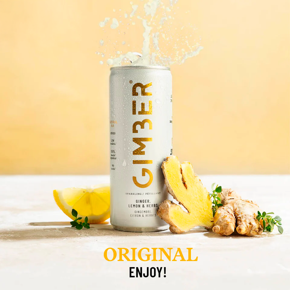Ready To Drink BIO 250ml - Refreshing ginger and herb drink.