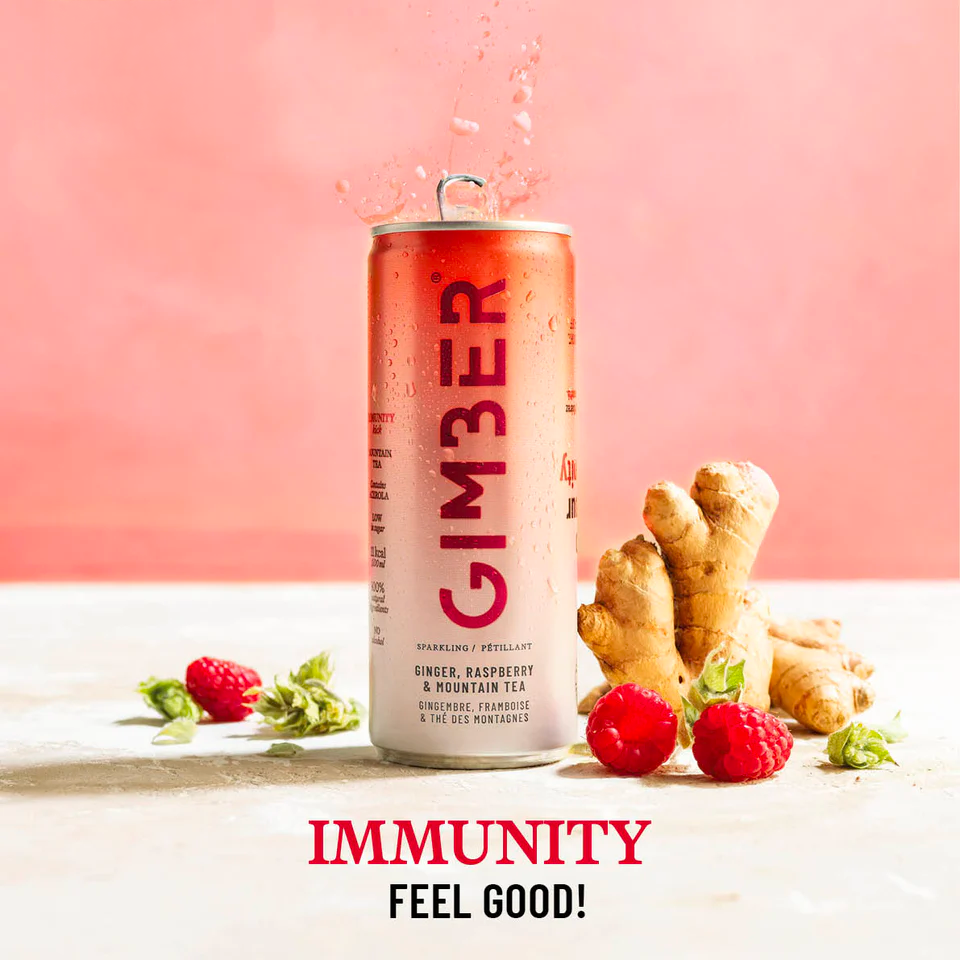 Immunity – BIO 250ml – A bold mix of ginger, citrus & red fruit to support your defenses.