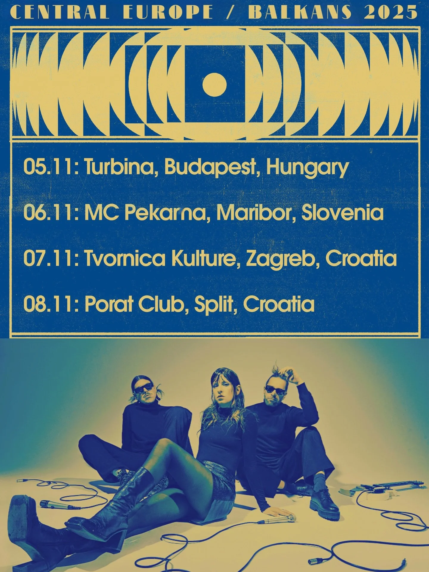 Next up: Hungary, Slovenia &amp; Croatia! Can&rsquo;t wait to travel to these beautiful countries again and seeing all of you energy angels!! 😇😆 who&rsquo;s coming down to dance?? 🪩 

5-11 @turbinabudapest Budapest 
6-11 @mc_pekarna Maribor
7-11 @