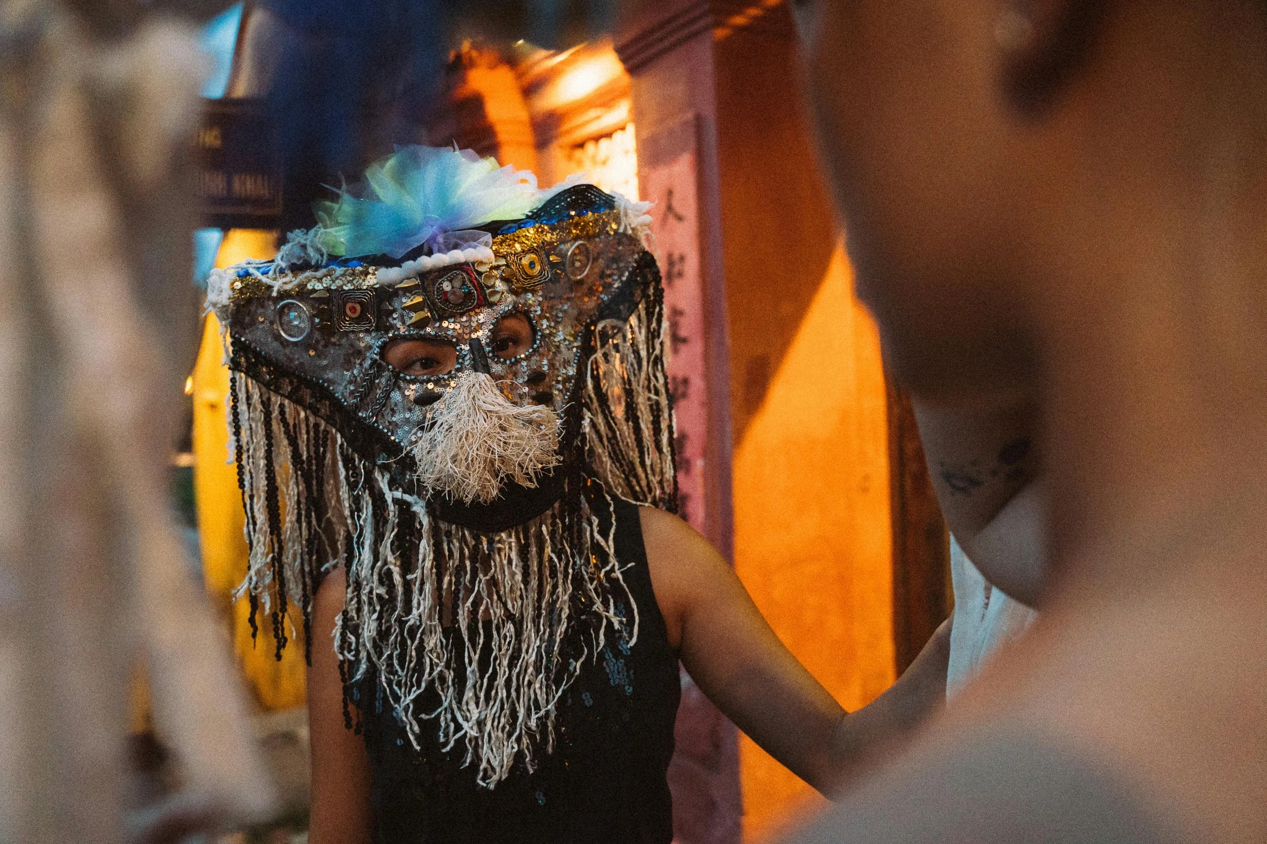 Shamanic practitioner training - shamanic mask ceremony