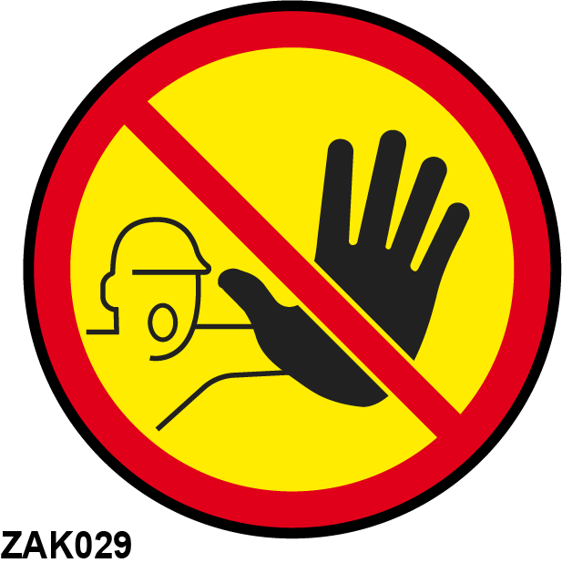 Glass gobo No Entry 29