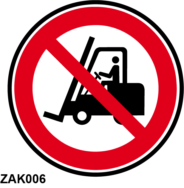 Glass gobo No Entry 6