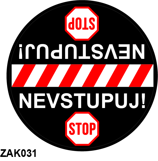 Glass gobo No Entry 31