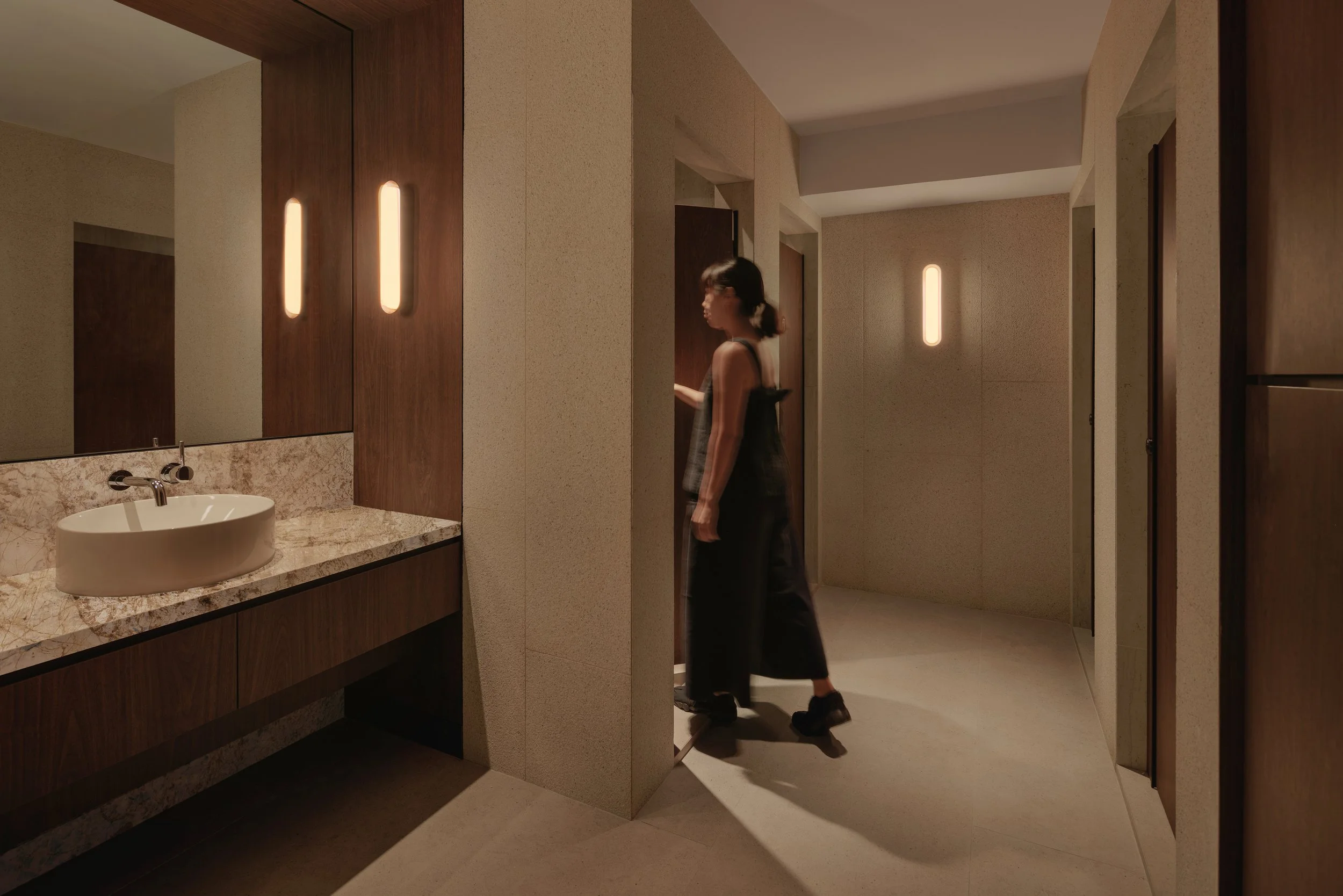 Commercial Hotel Interior Architecture St Gregory Spa washroom