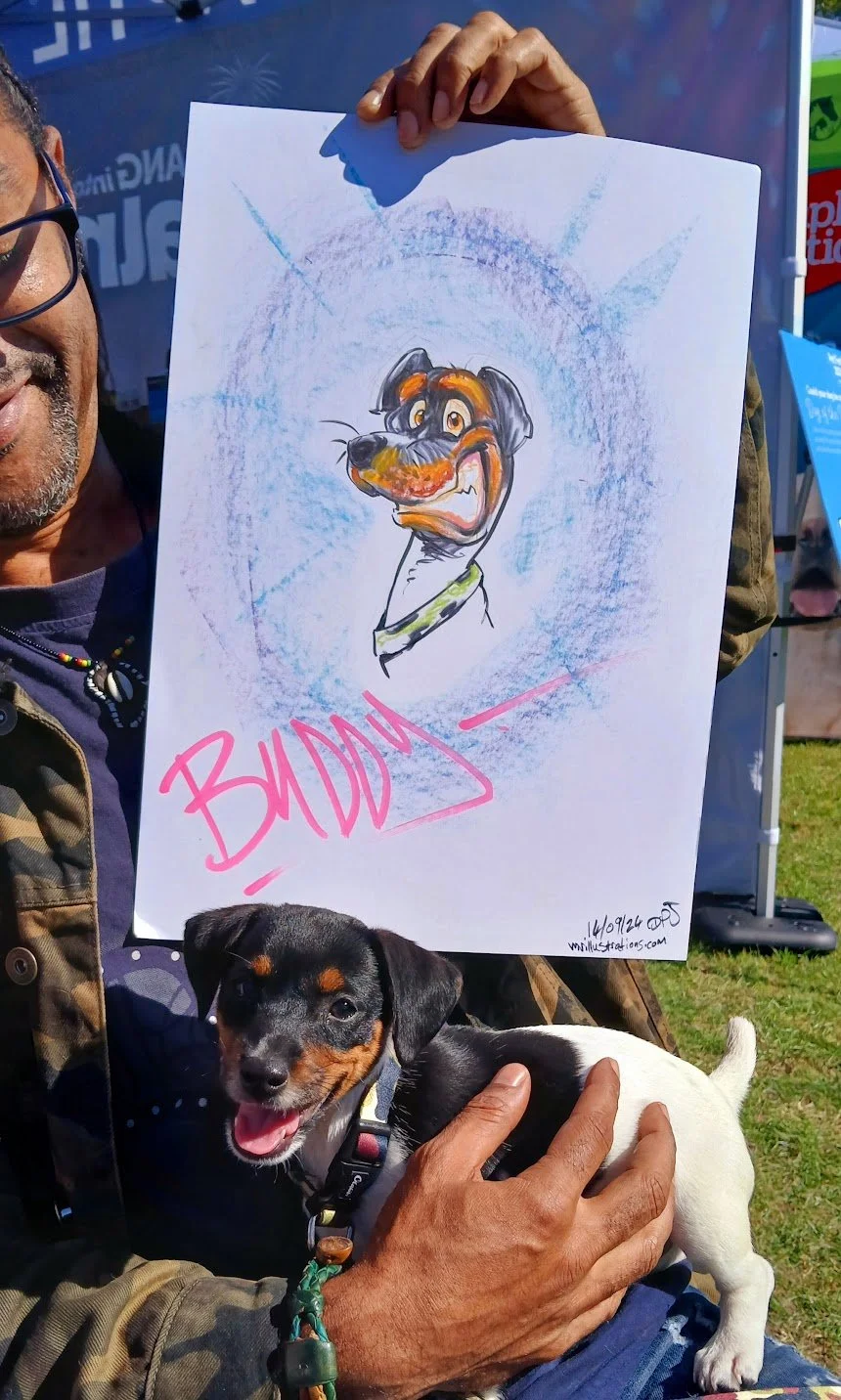 Full Colour Traditional Dog Caricatures
