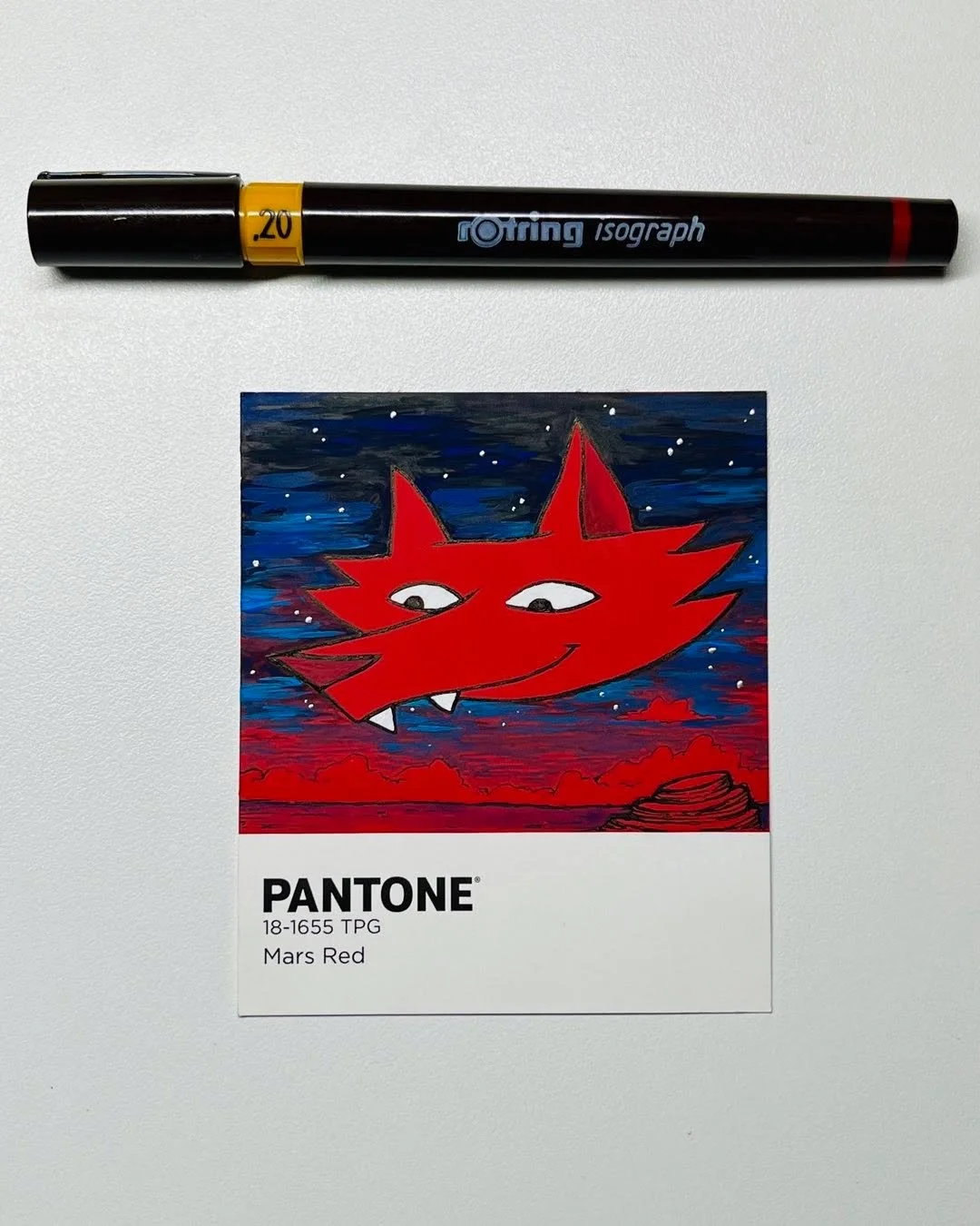 Space coyote #simpsons #pantone