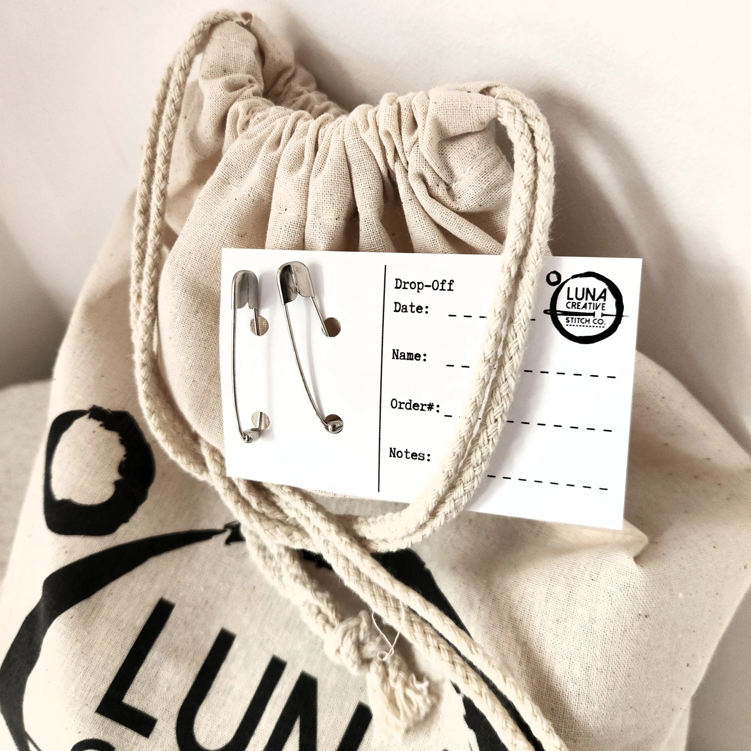 Calico Garment Transport Bag