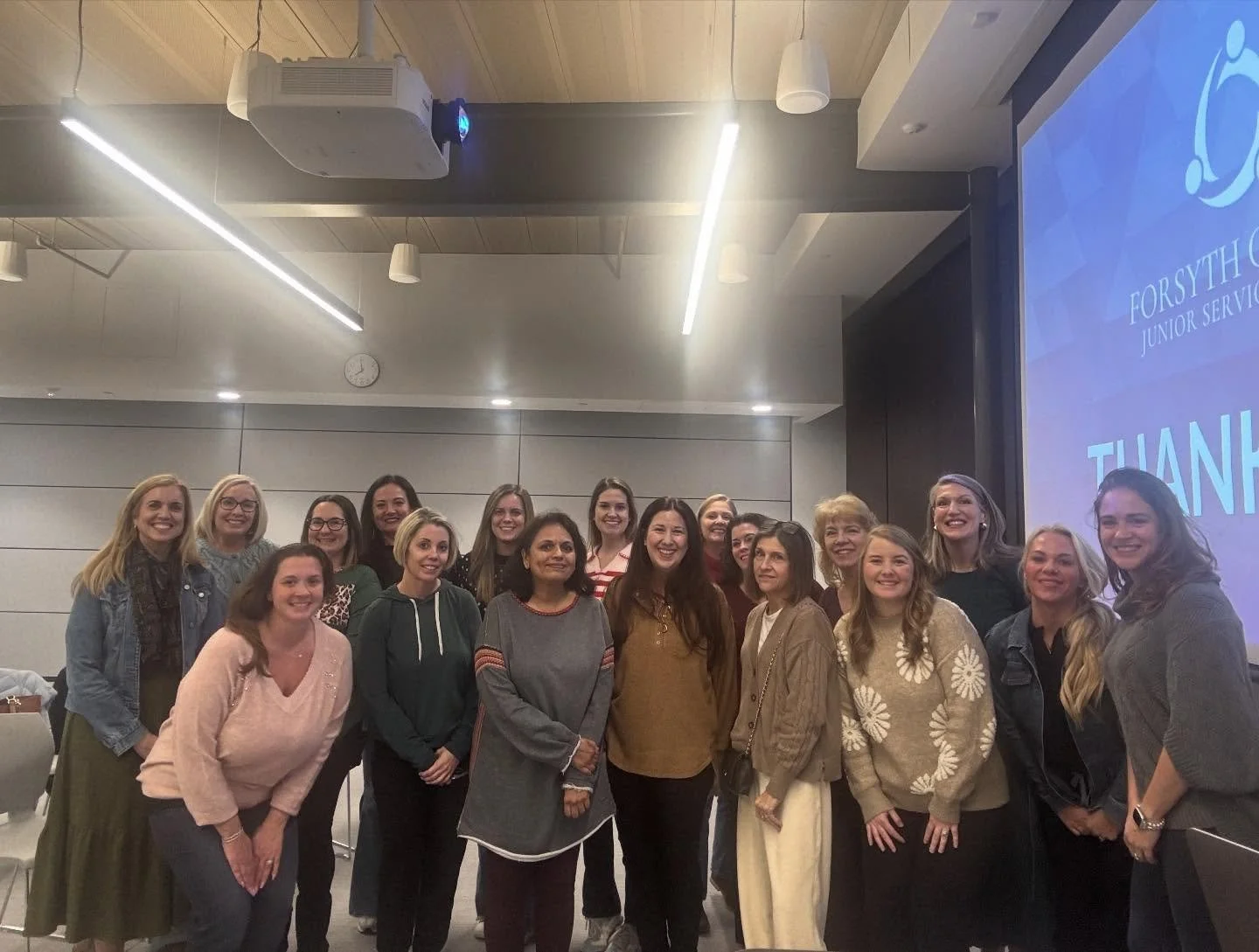 ✨ Midyear Kickoff Momentum ✨

Forsyth County Junior Service League kicked off the second half of our service year with an incredible Midyear Kickoff Meeting! 

We shared exciting updates on Pack to the Future, our backpack initiative and Signature Se