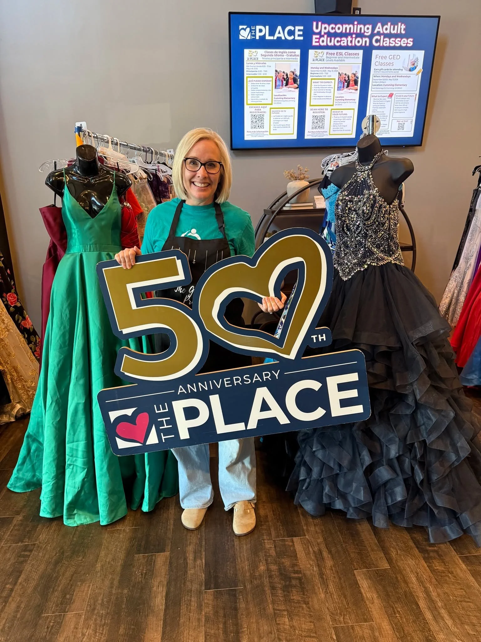 Last week, our members volunteered at Gift of Prom with @theplacega, helping students prepare for one of the most memorable nights of high school. ✨
From finding the perfect dress to sharing lots of smiles and encouragement, it was a beautiful remind