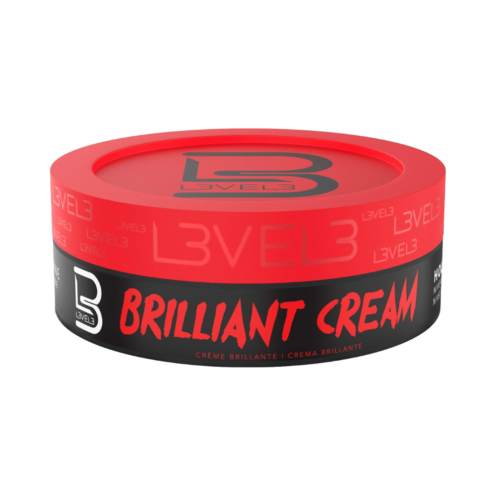 Red L3vel3 Brilliant Cream 150ml Light Hold Medium Shine Level Up Barber St Morris Adelaide