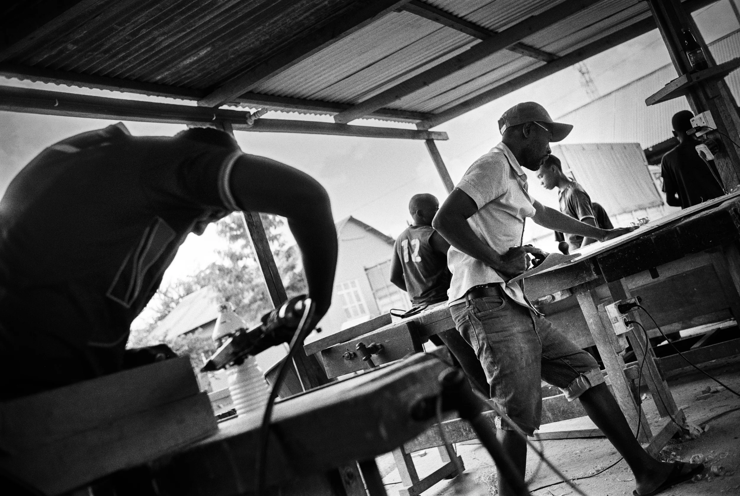 Die Schreinerei in Korogwe.