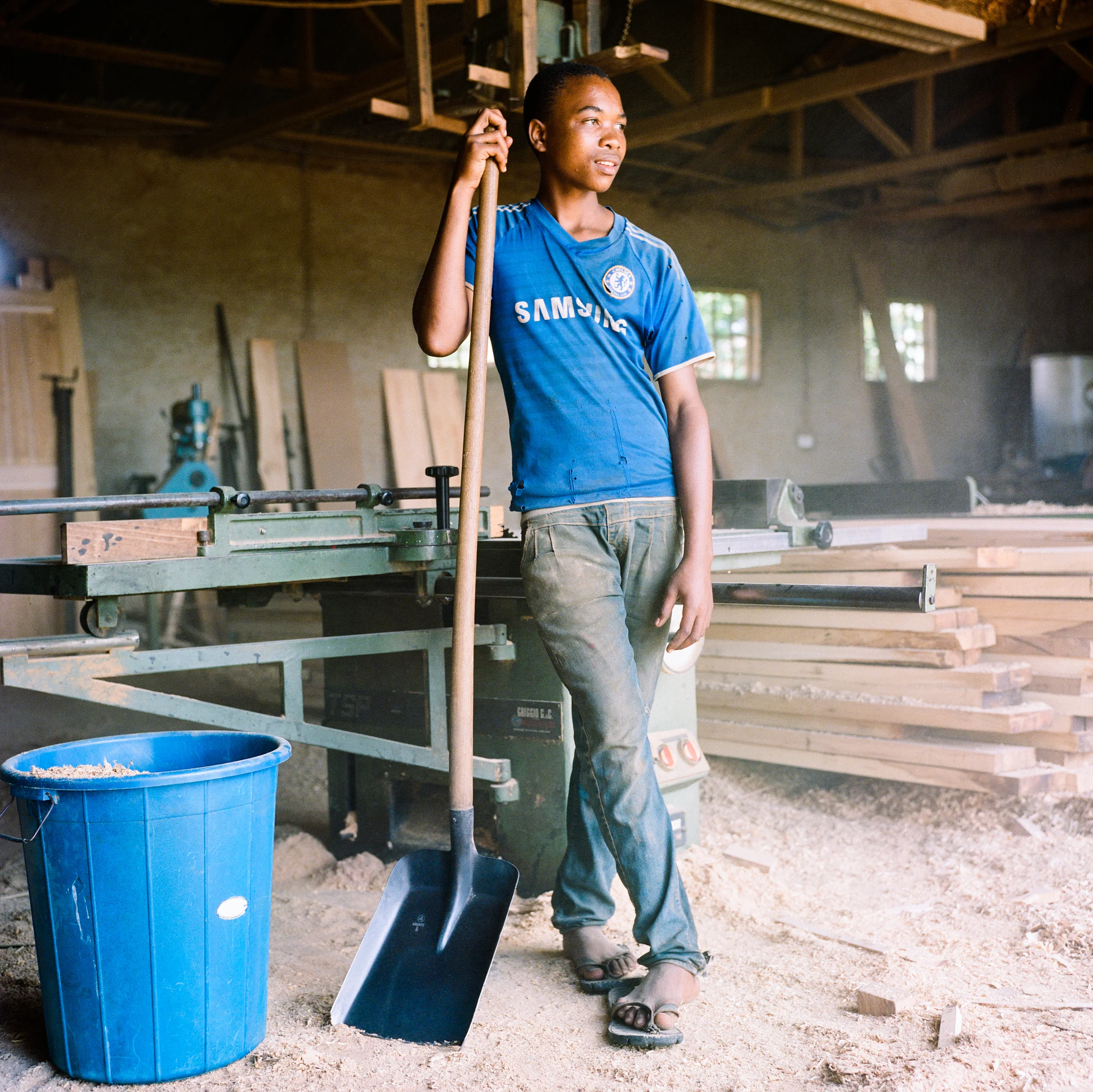 Zacharia. Die Schreinerei in Korogwe.