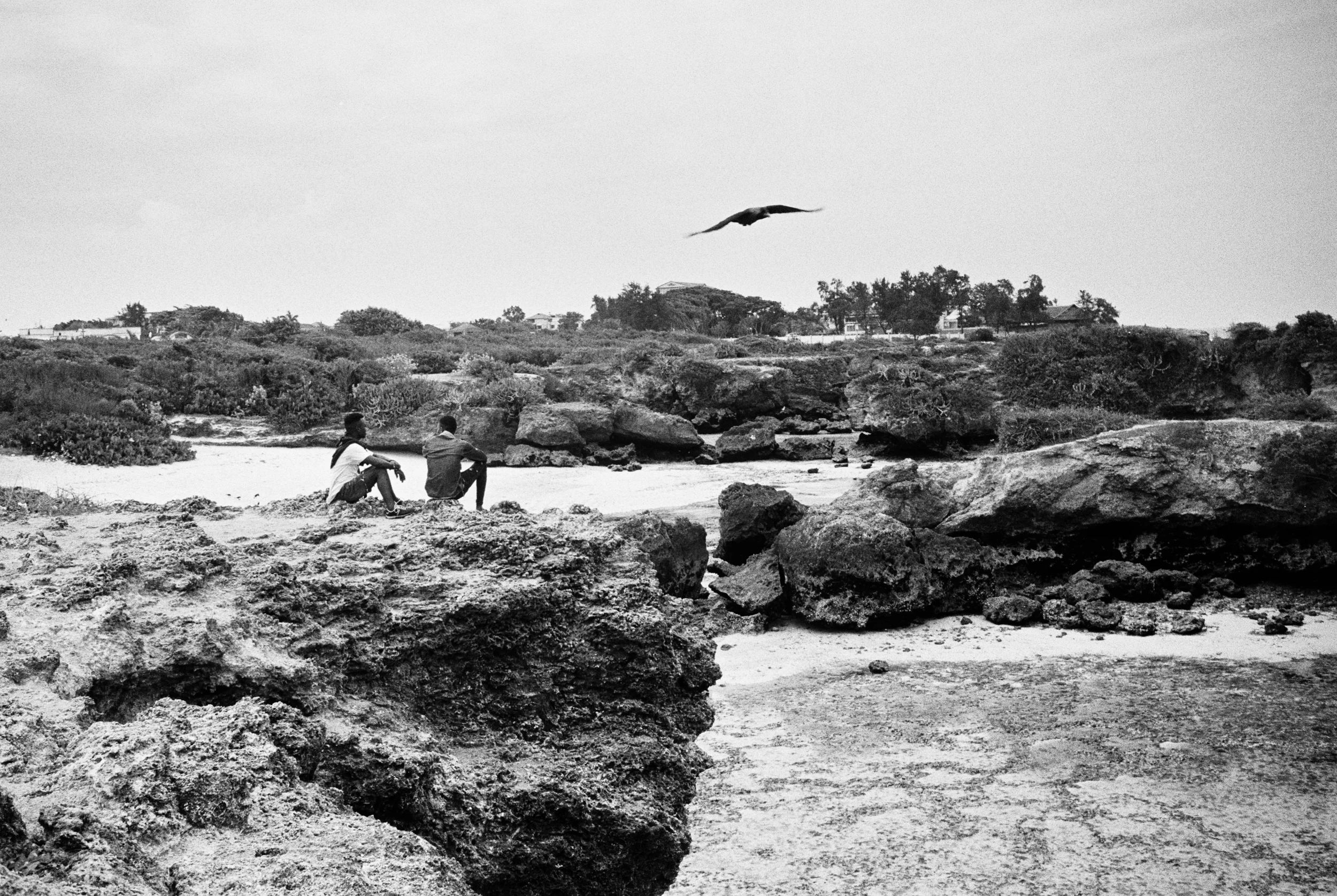 Am Strand von Dar Es Salaam.
