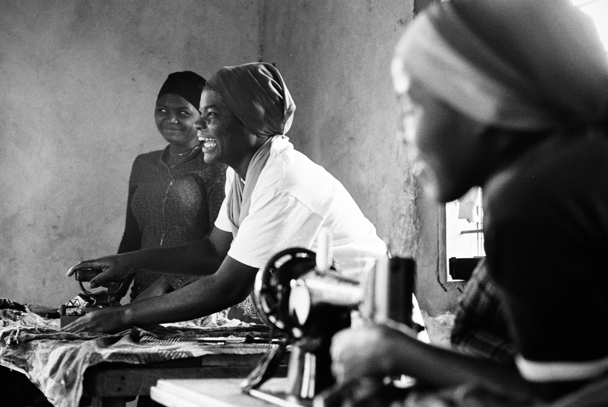 Die Nähwerkstatt in Michungwani.