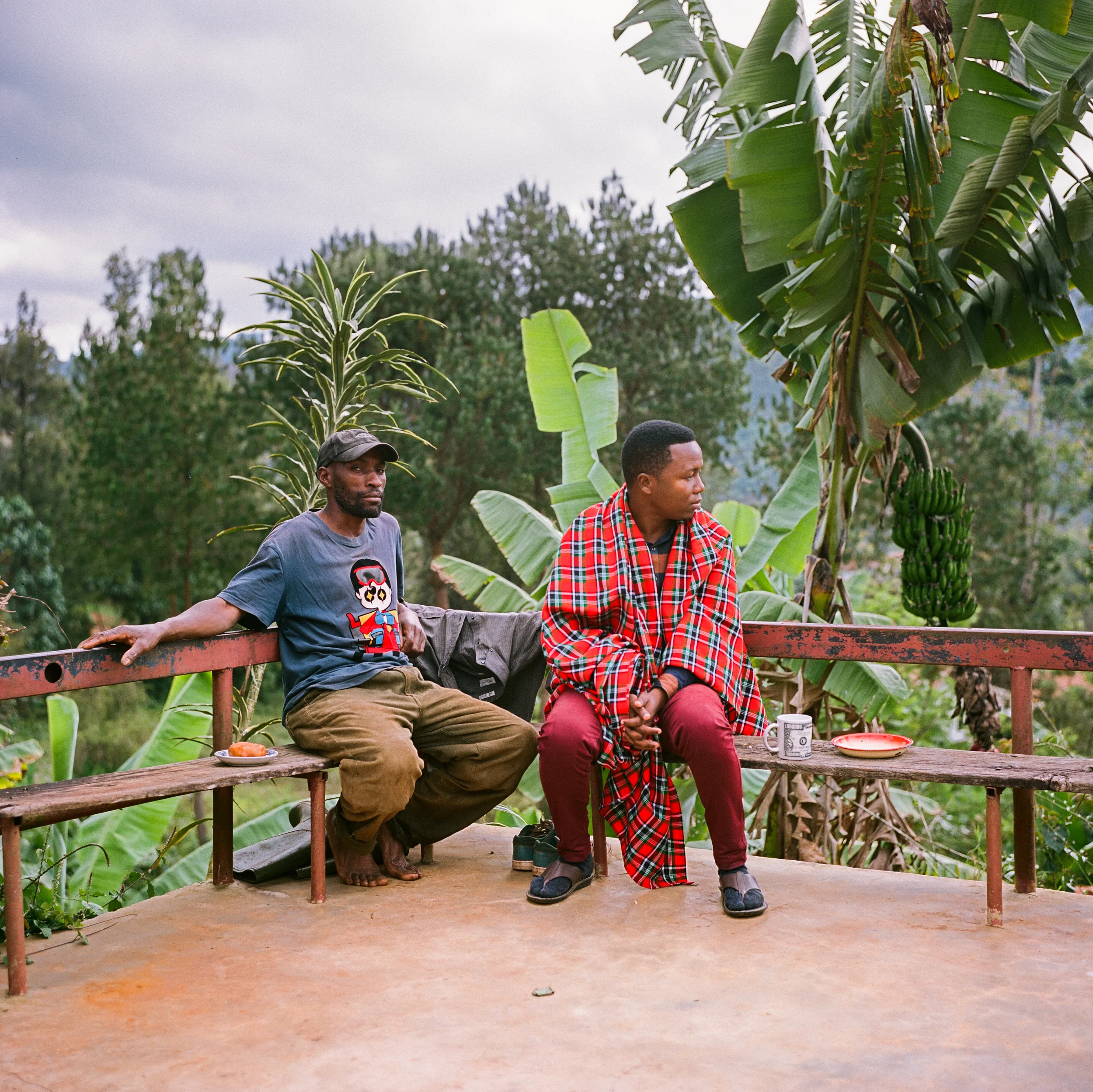 Frühstück in Loshoto.