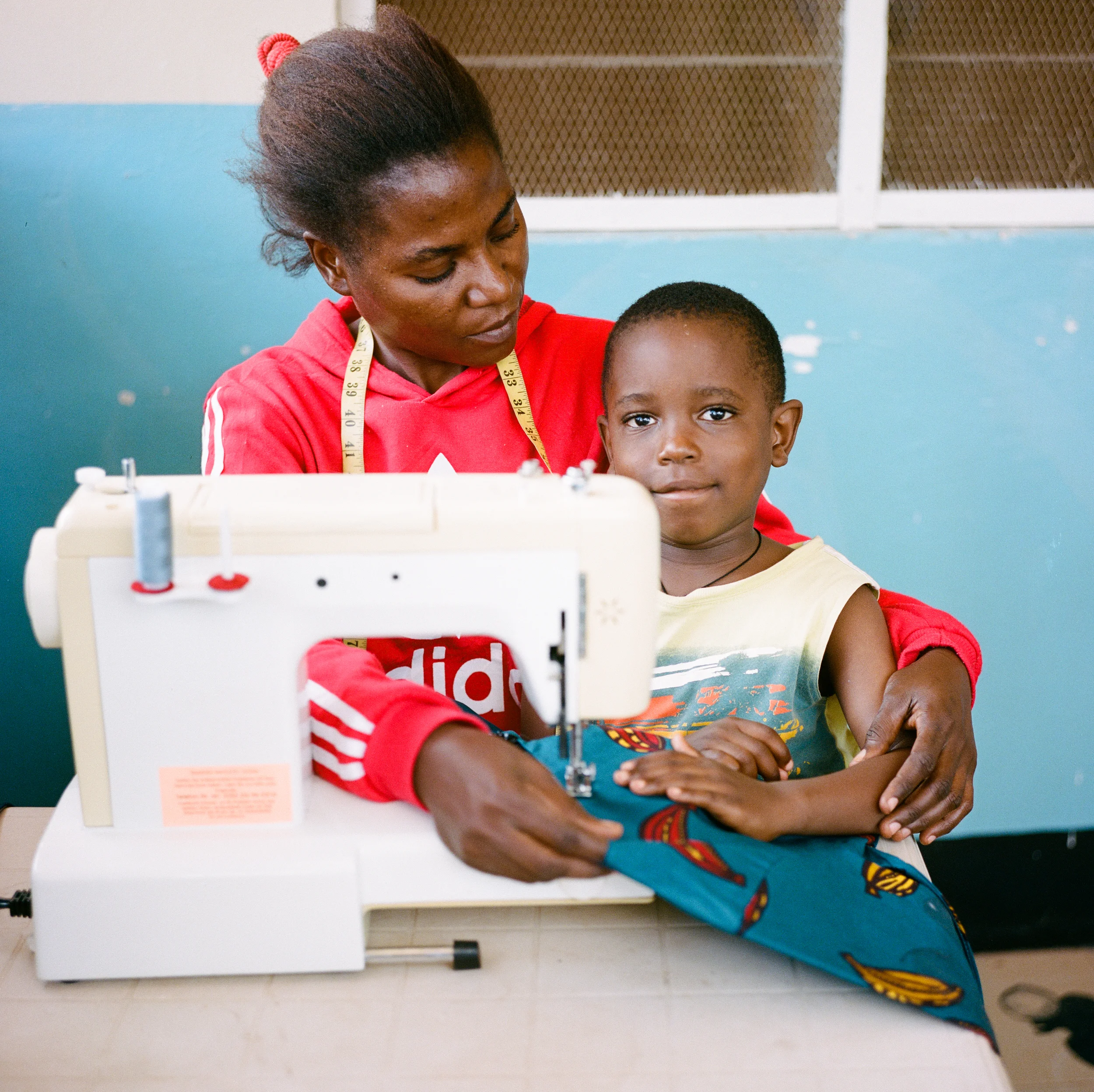 Mirjam und Goodluck.