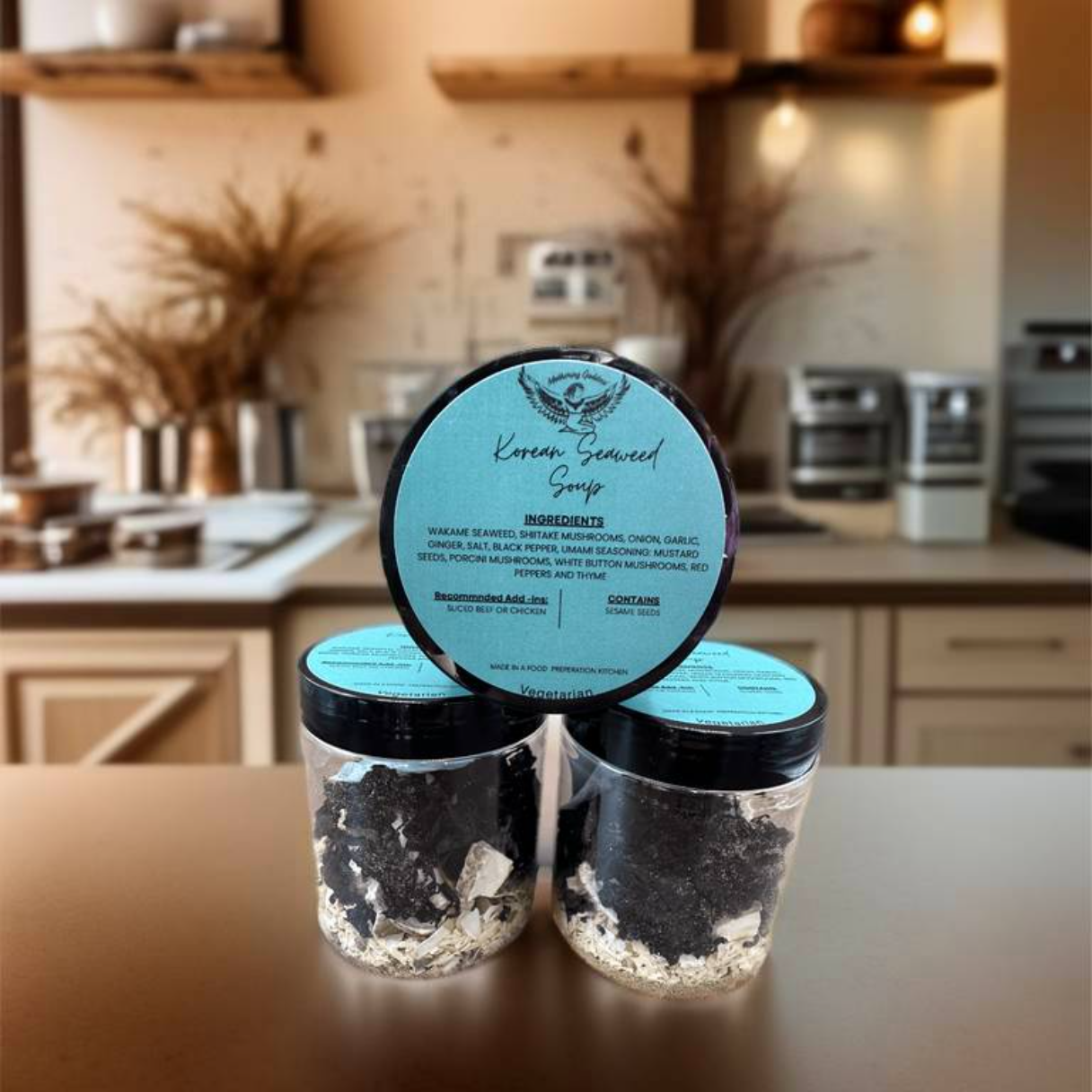 Korean Seaweed Soup in a Jar (Miyeok-Guk)