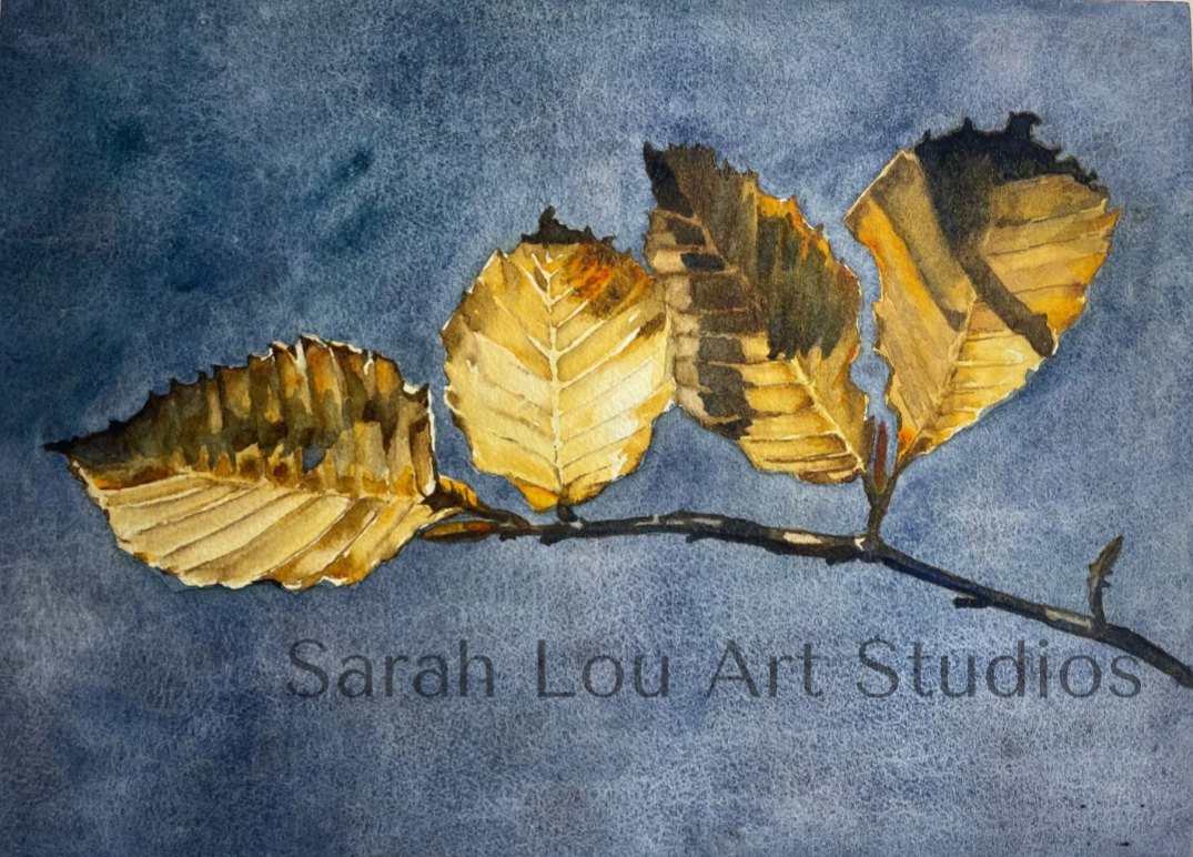 ‘Winter light’, watercolor