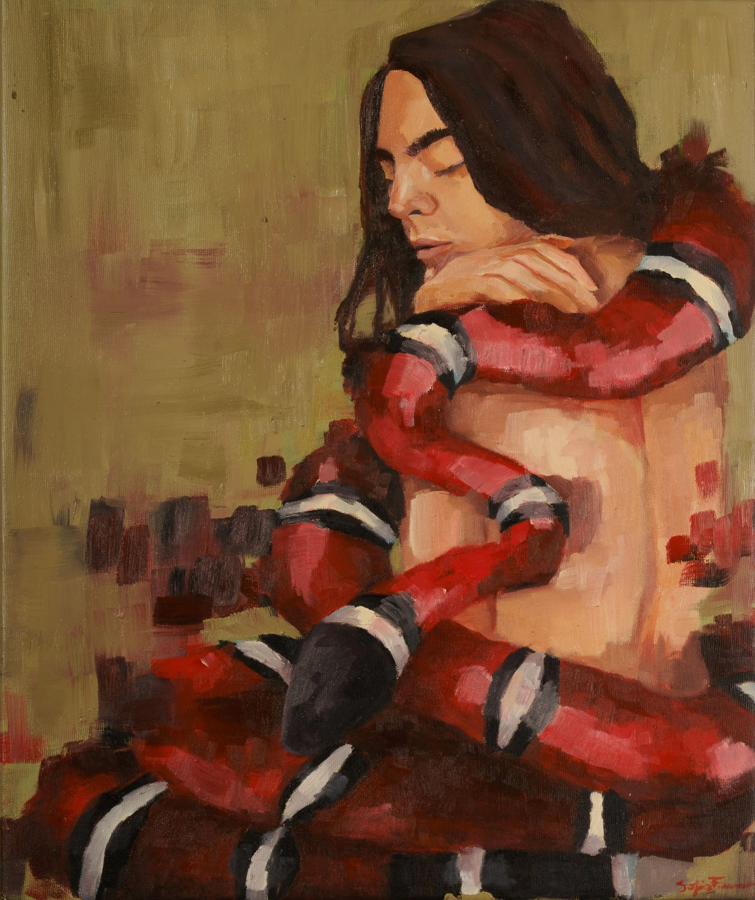 Snake | 45x53cm