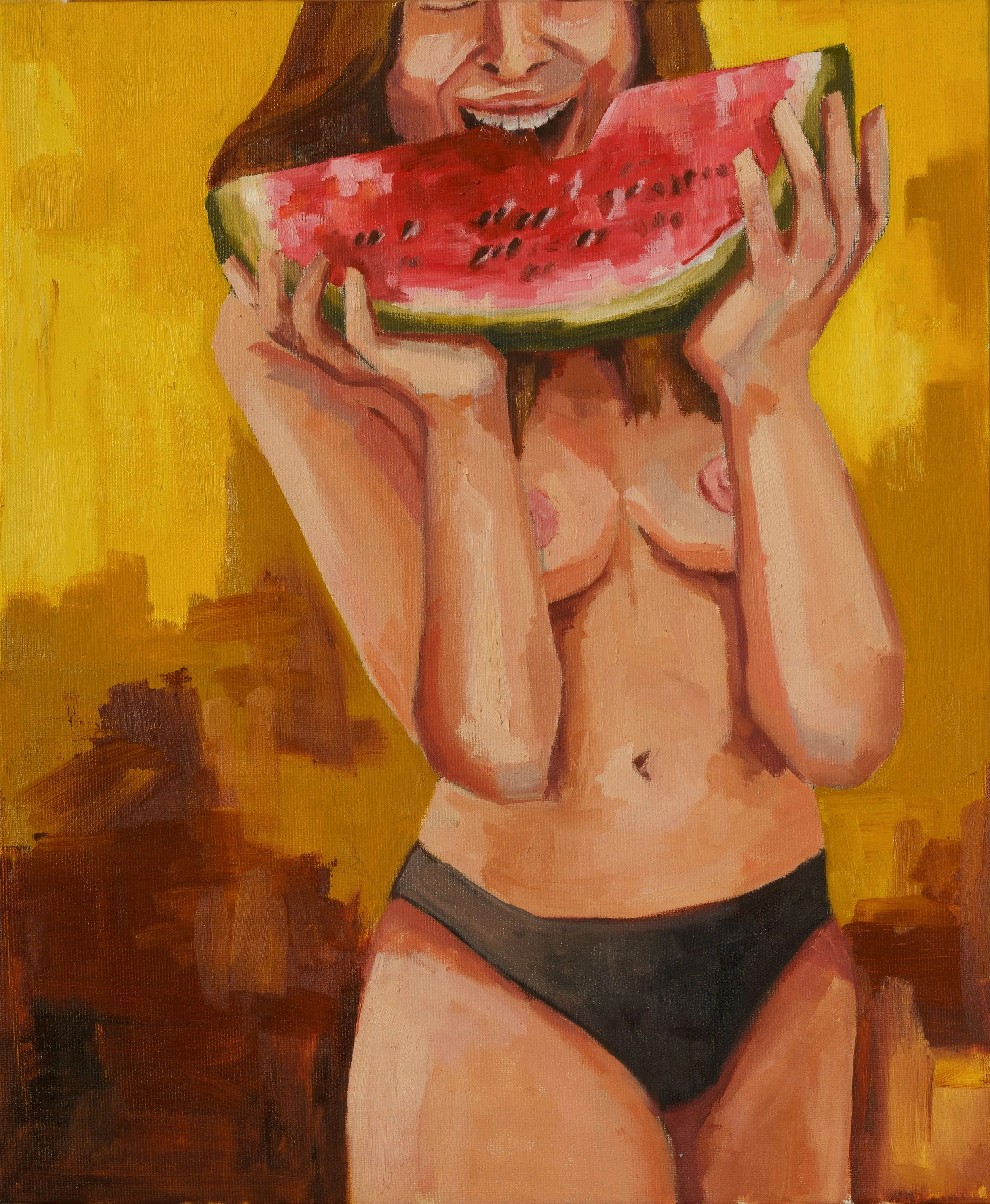 A piece of watermelon |  38x46cm