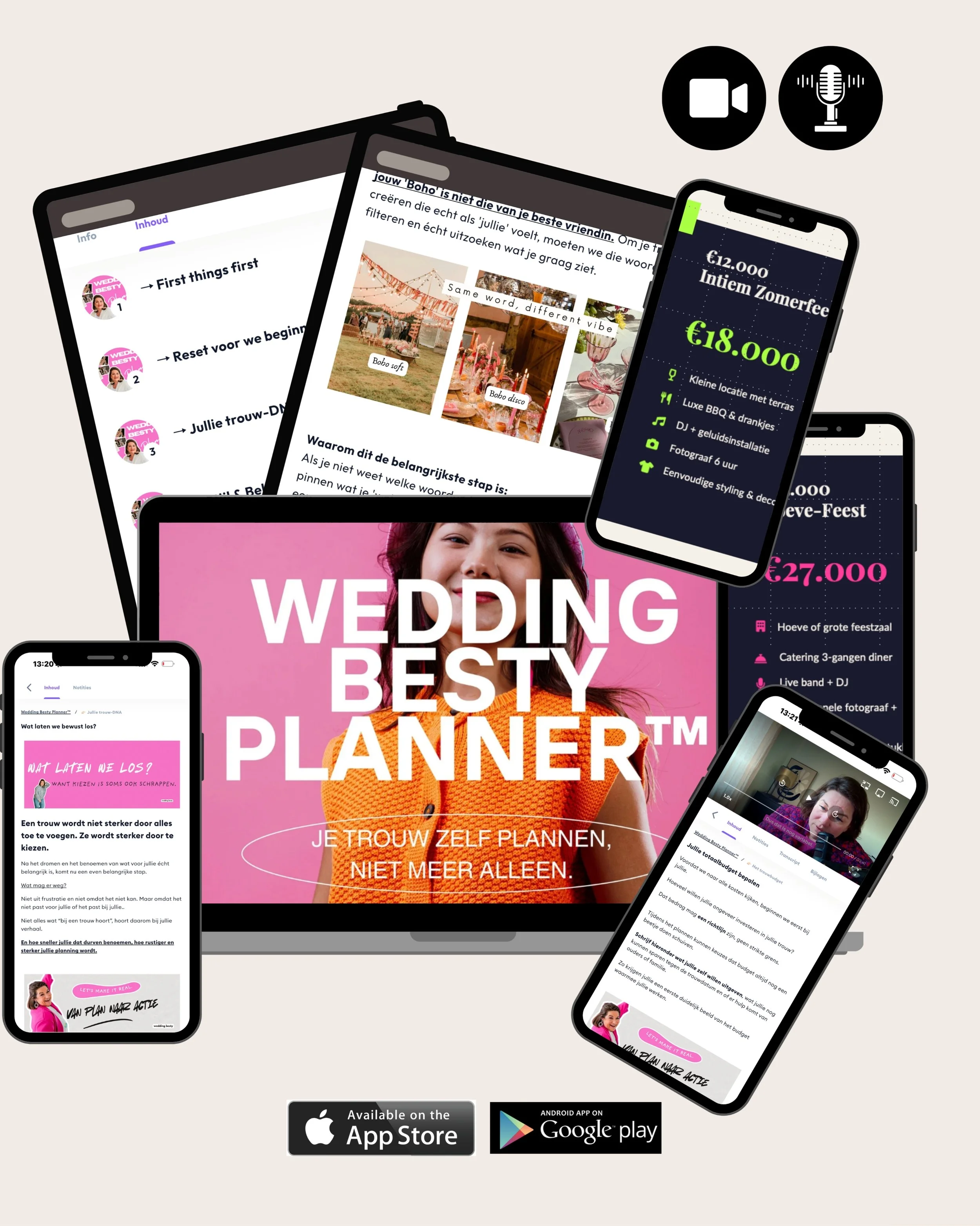 Wedding Besty online trouwplanner met masterclasses, tools en begeleiding voor toekomstige bruiden