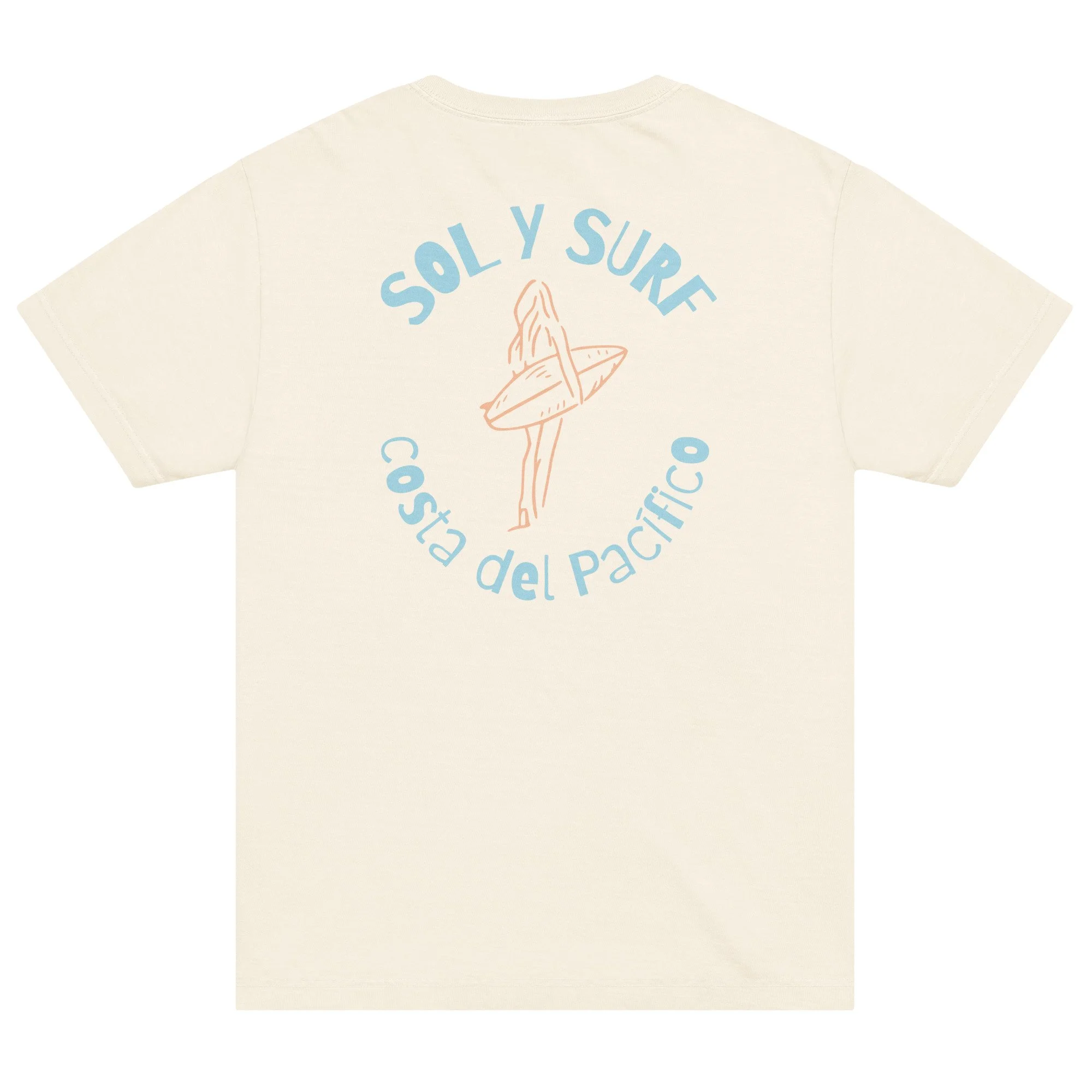 sol y surf- unisex cotton oversized tee