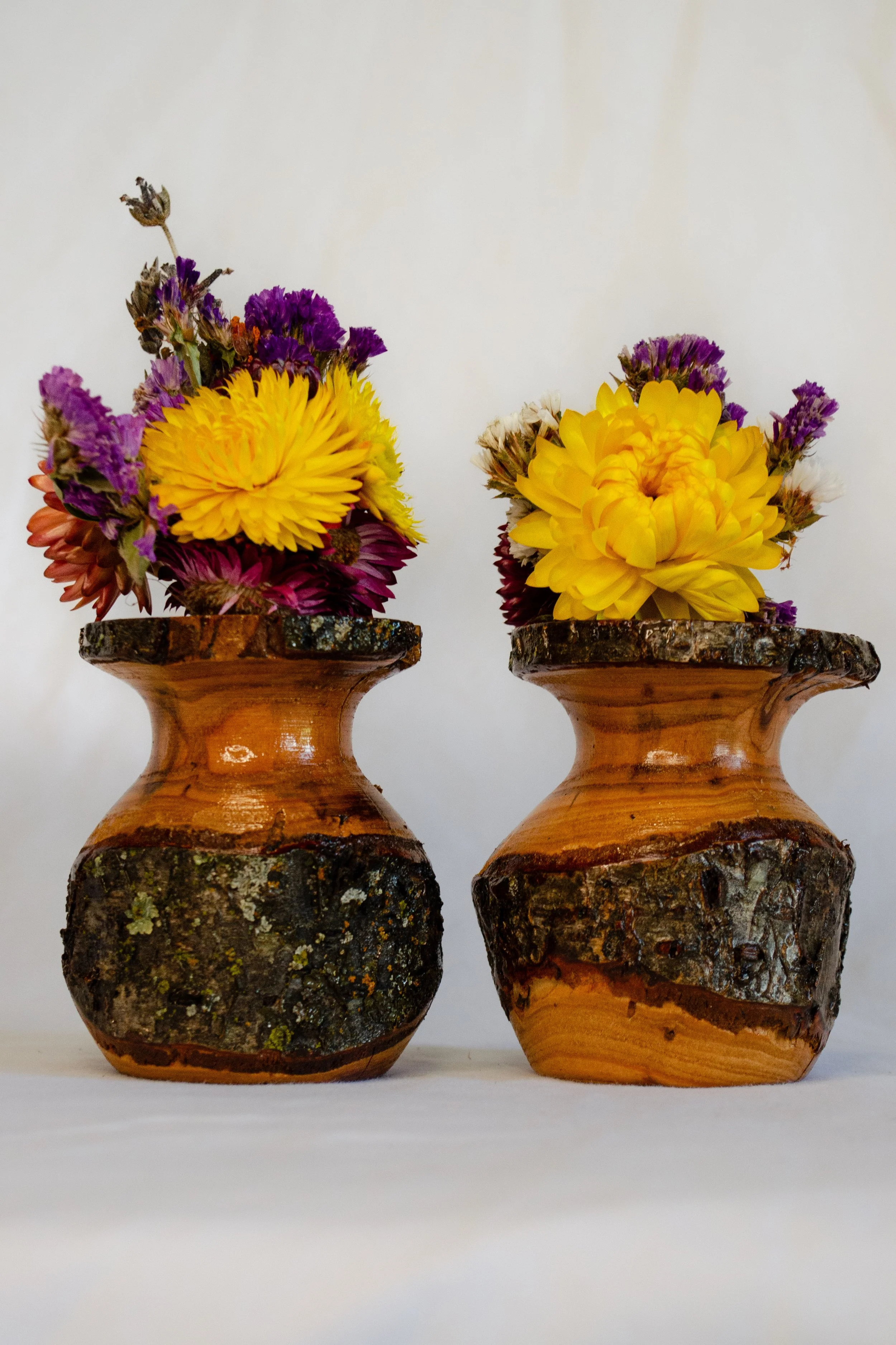 Wood Vase - Medium