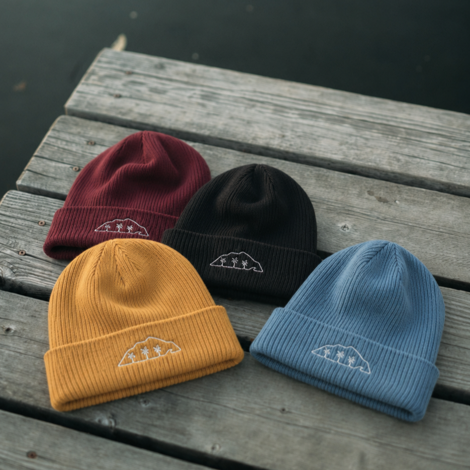 coastal forest beanie