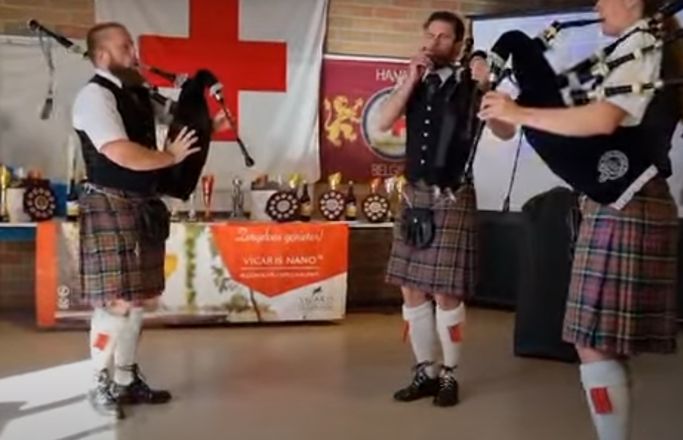 Trio Competitie Hamme met trio van Dutch Pipes and Drums 8 maart 2025 (Most musical performance award)